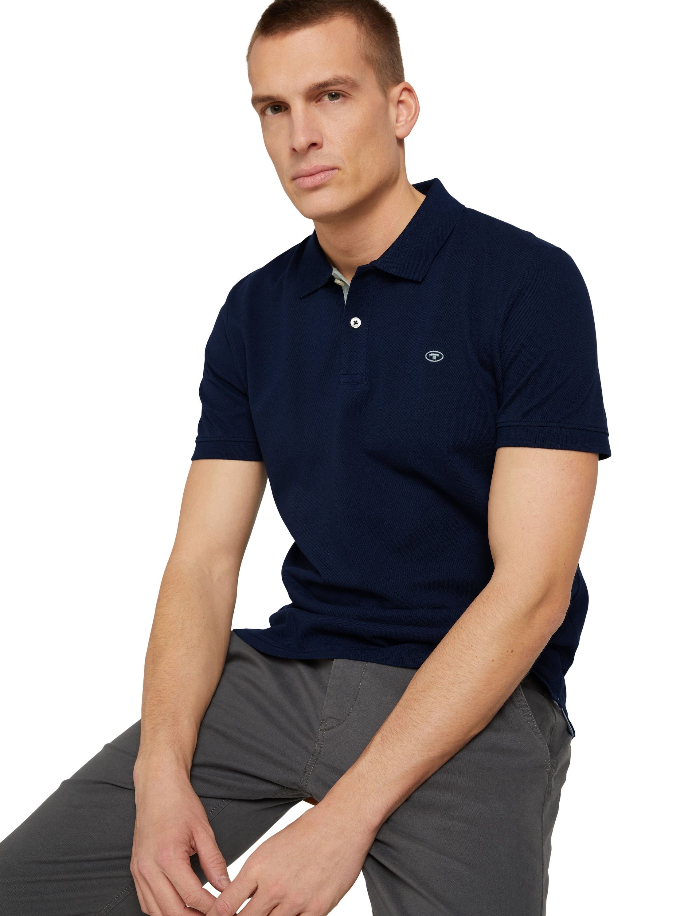 Tom Tailor Herren Poloshirt BASIC CONTRAST günstig online kaufen