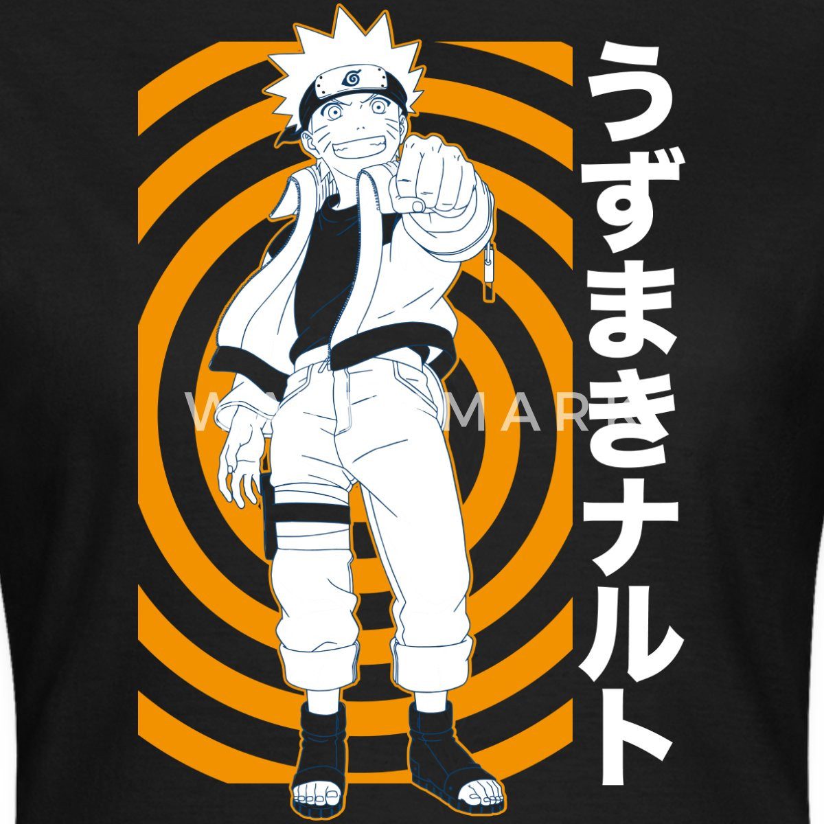Spreadshirt T-Shirt Naruto Cooles Design Mit Naruto Frauen T-Shirt (1-tlg) Slim Fit, fällt klein aus
