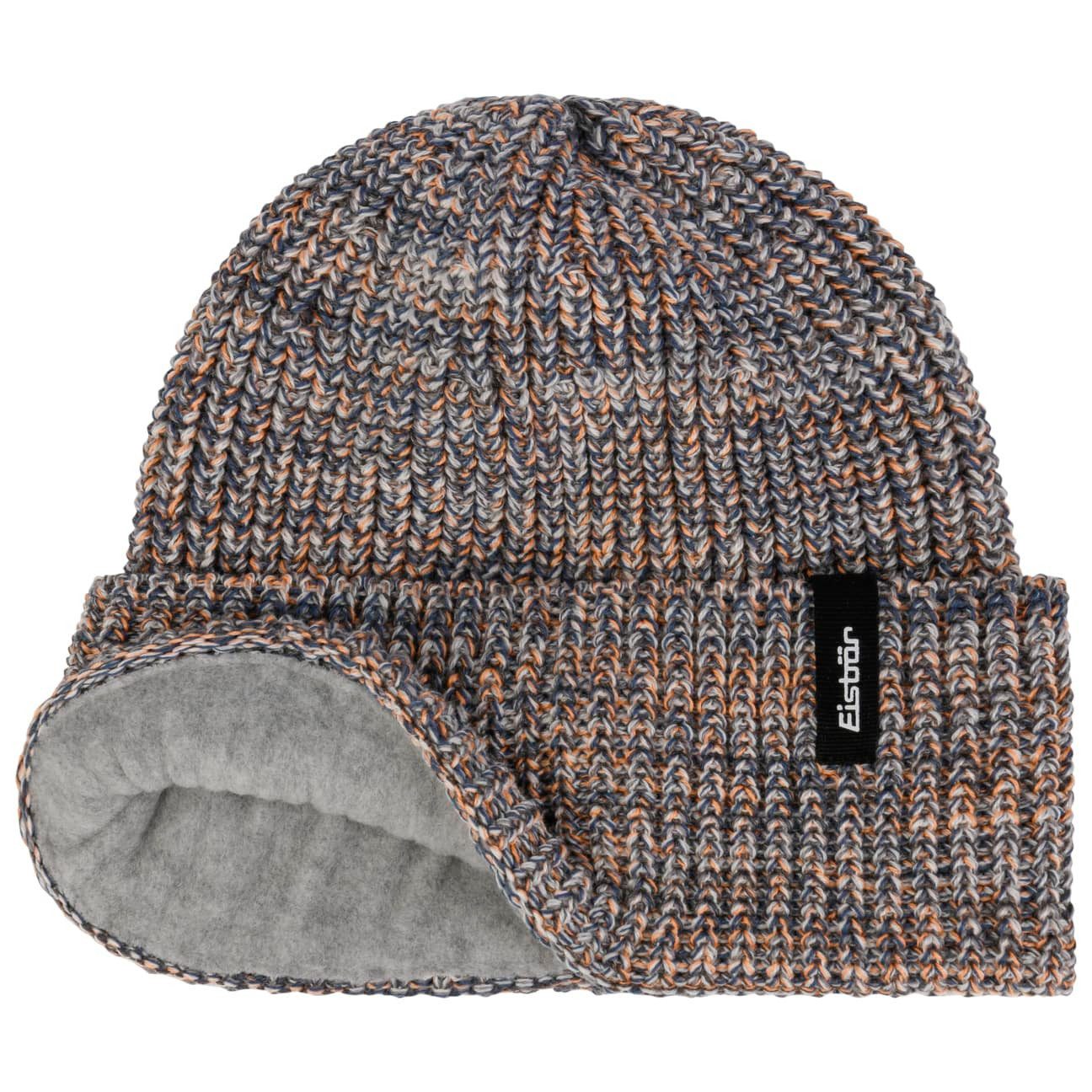Eisbär Beanie (1-St) Strickmütze mit Umschlag, Made in the EU