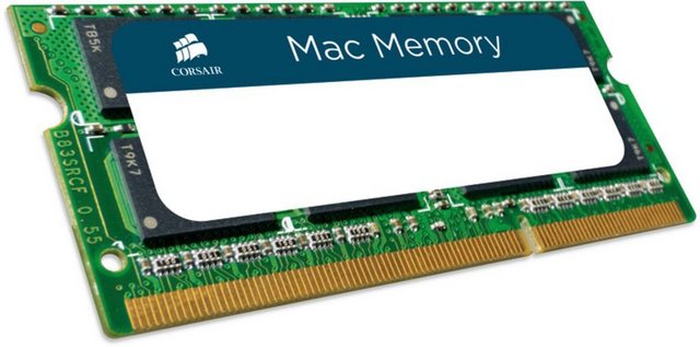 Corsair »Mac Memory — 8GB Dual Channel DDR3 SODIMM« Laptop-Arbeitsspeicher