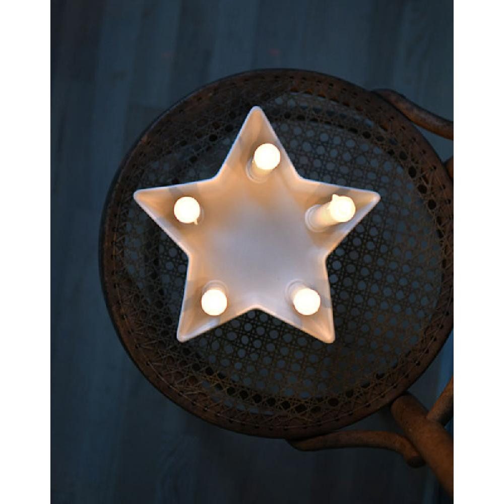 Storefactory Windlicht Kerzenleuchter Byle Stern Weiß günstig online kaufen