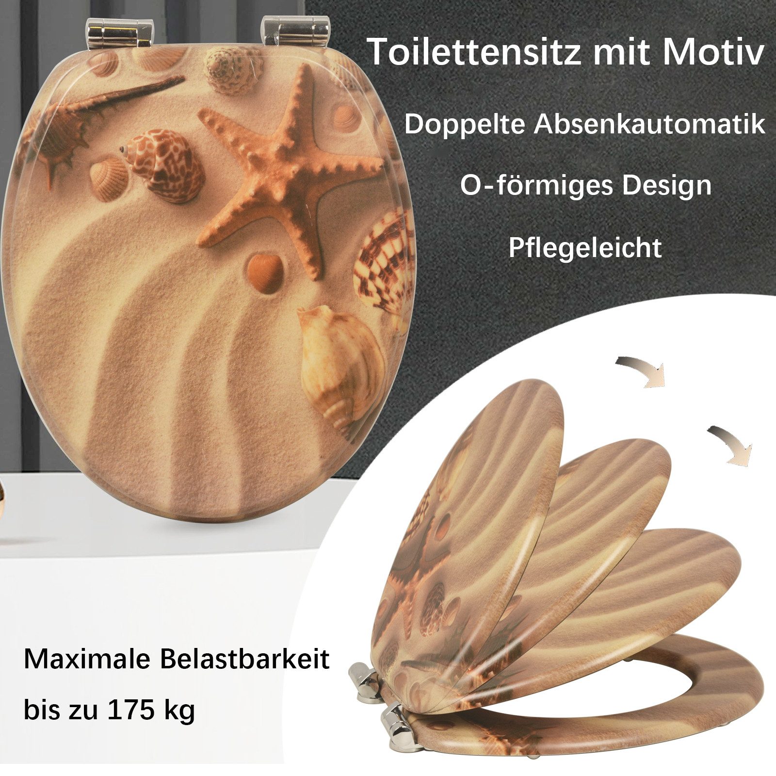 style home WC-Sitz Toilettendeckel mit doppelter günstig online kaufen