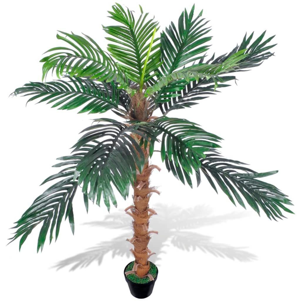 Kunstbaum Künstliche Palmenbaum, Höhe Höhe cm cm, Topf, 180 DOTMALL, mit 140