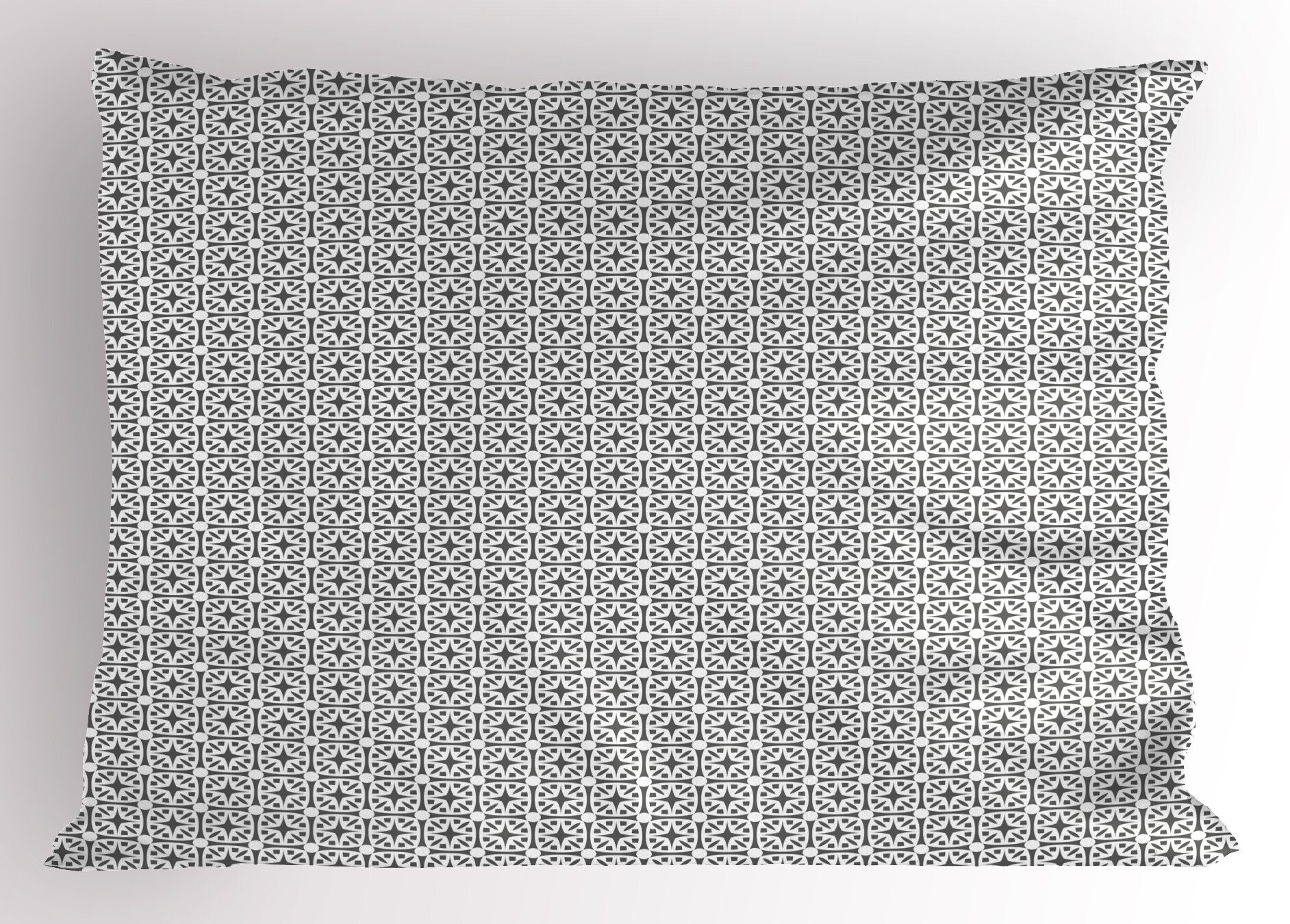 Kissenbezüge Dekorativer Standard King Size Gedruckter Kissenbezug, Abakuhaus (1 Stück), Abstrakt Graustufen- Zier