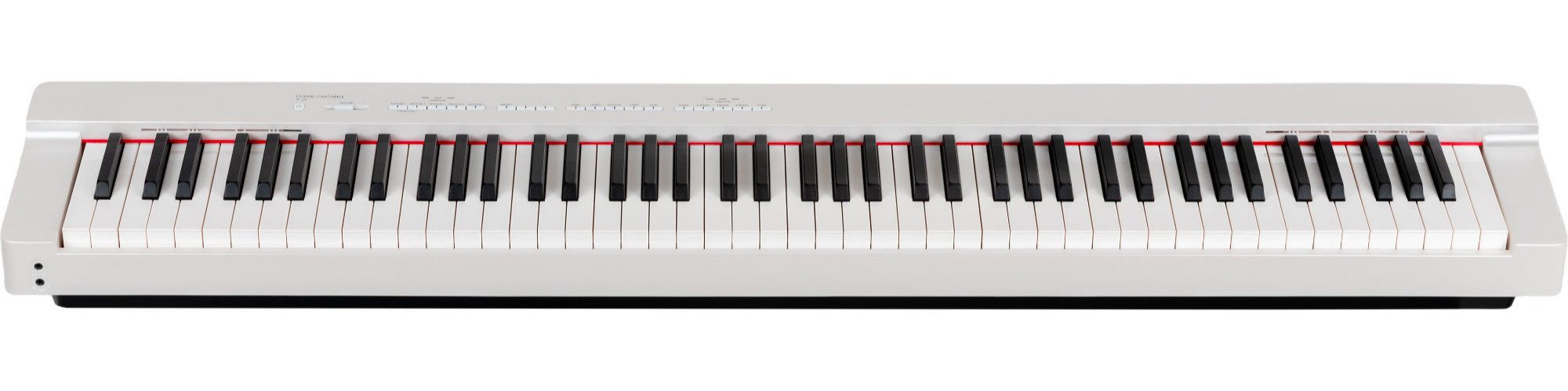 Classic Cantabile Stagepiano Classic Cantabile SP-316 Stage Piano Weiß (inkl. Sustain-Pedal und Netzteil), Bluetooth Audio & MIDI kabellos integrieren