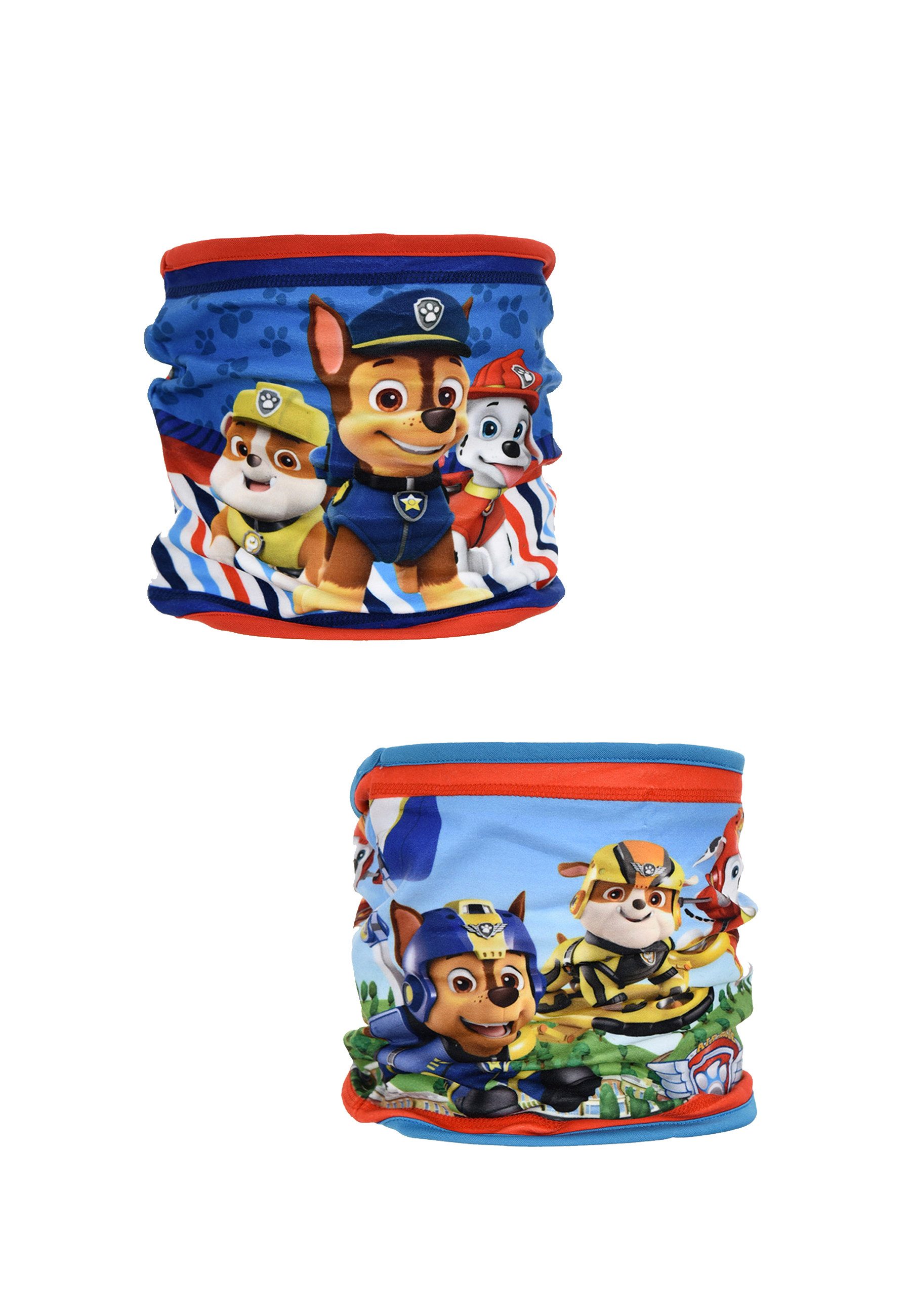 PAW PATROL Loop Schlauchschal Kinder Doppelpack Fleece Winter Chase Marshall