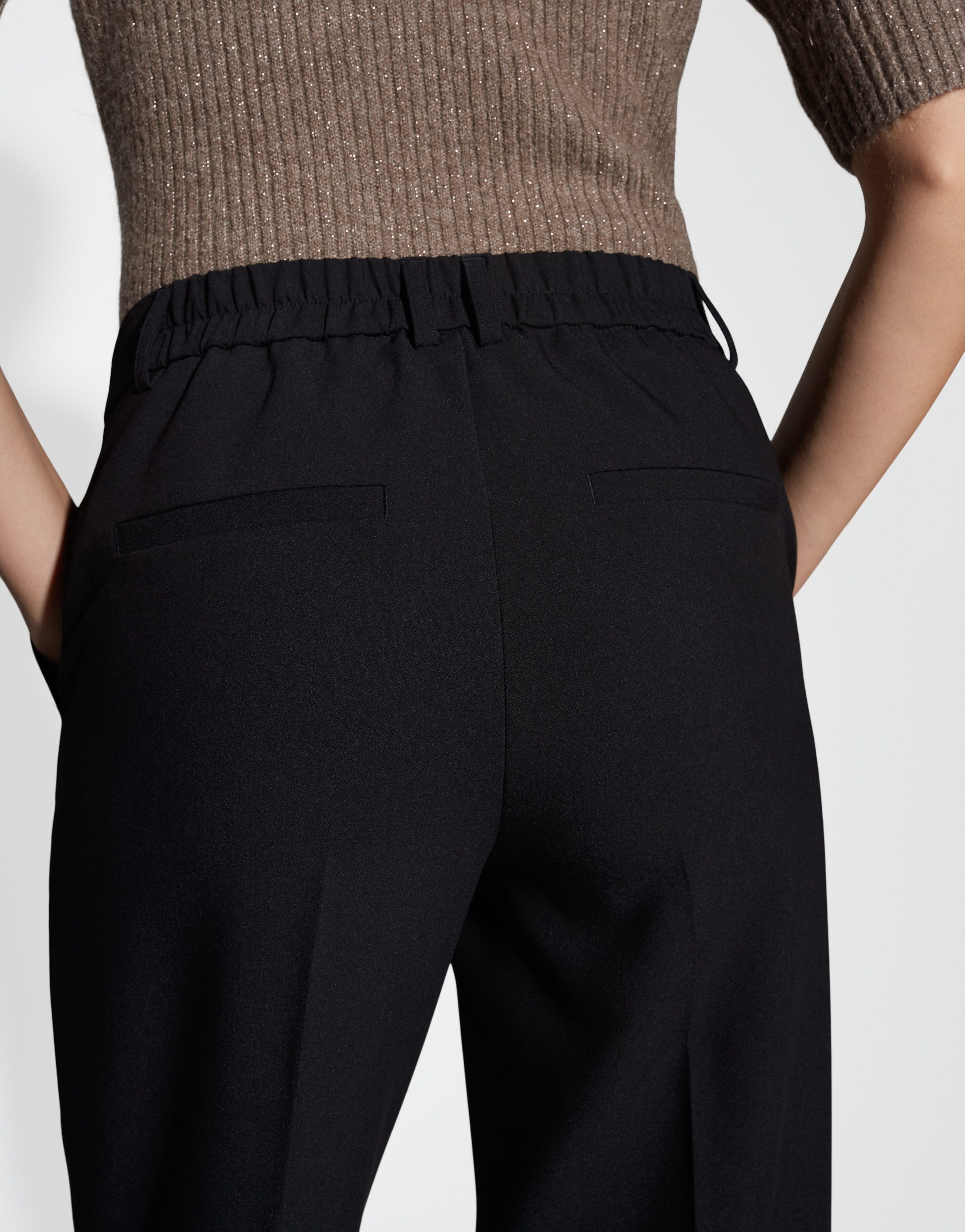 OPUS Stoffhose MEERI CRISSCROSS aus elastischem Viskosemix – Bild 5 von 5