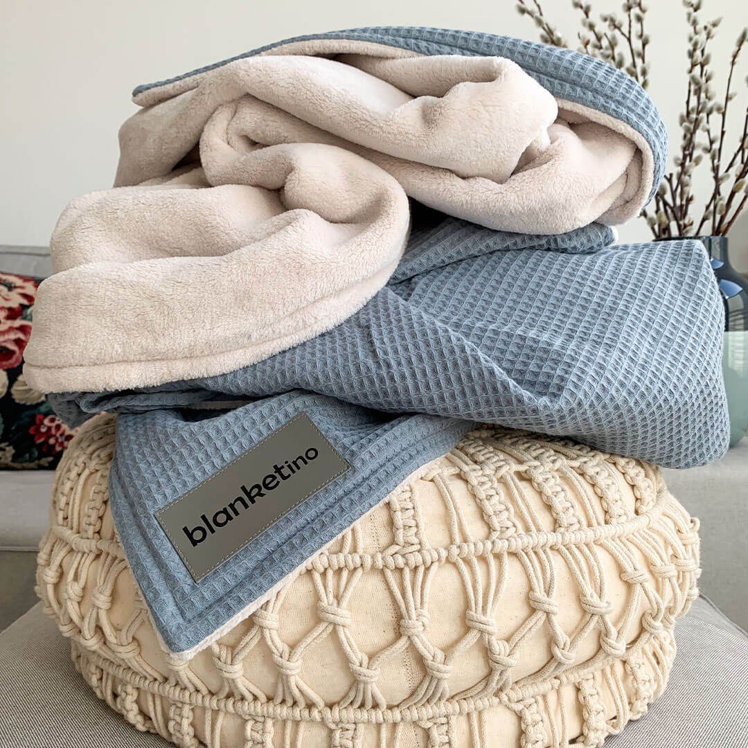Wohndecke flauschige Kuscheldecke, wärmende Couchdecke, blanketino, günstig online kaufen