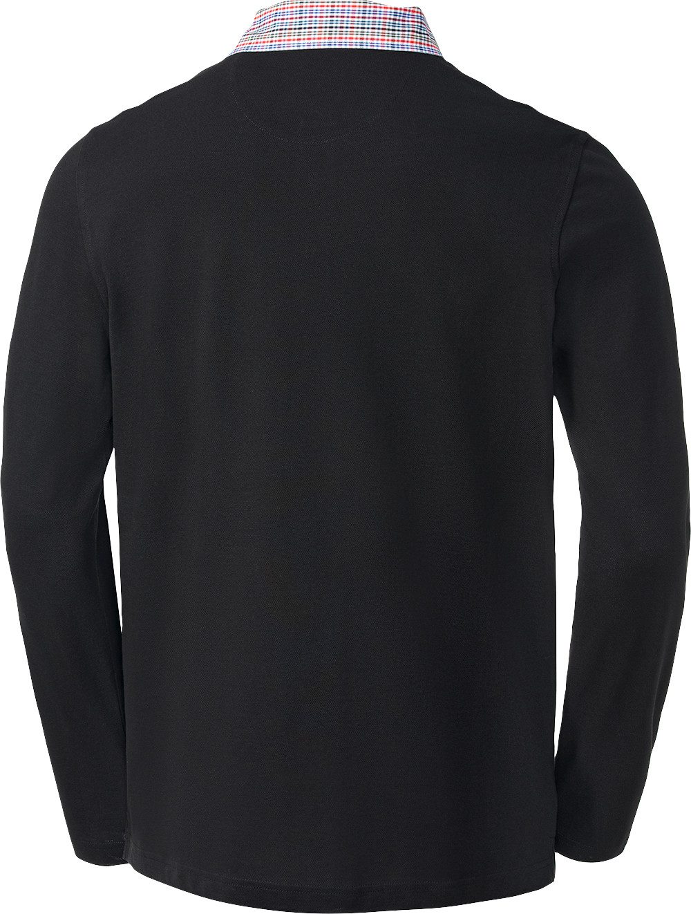 Franco Bettoni Langarm-Poloshirt Hohe Hautverträglichkeit durch 100% Baumwolle