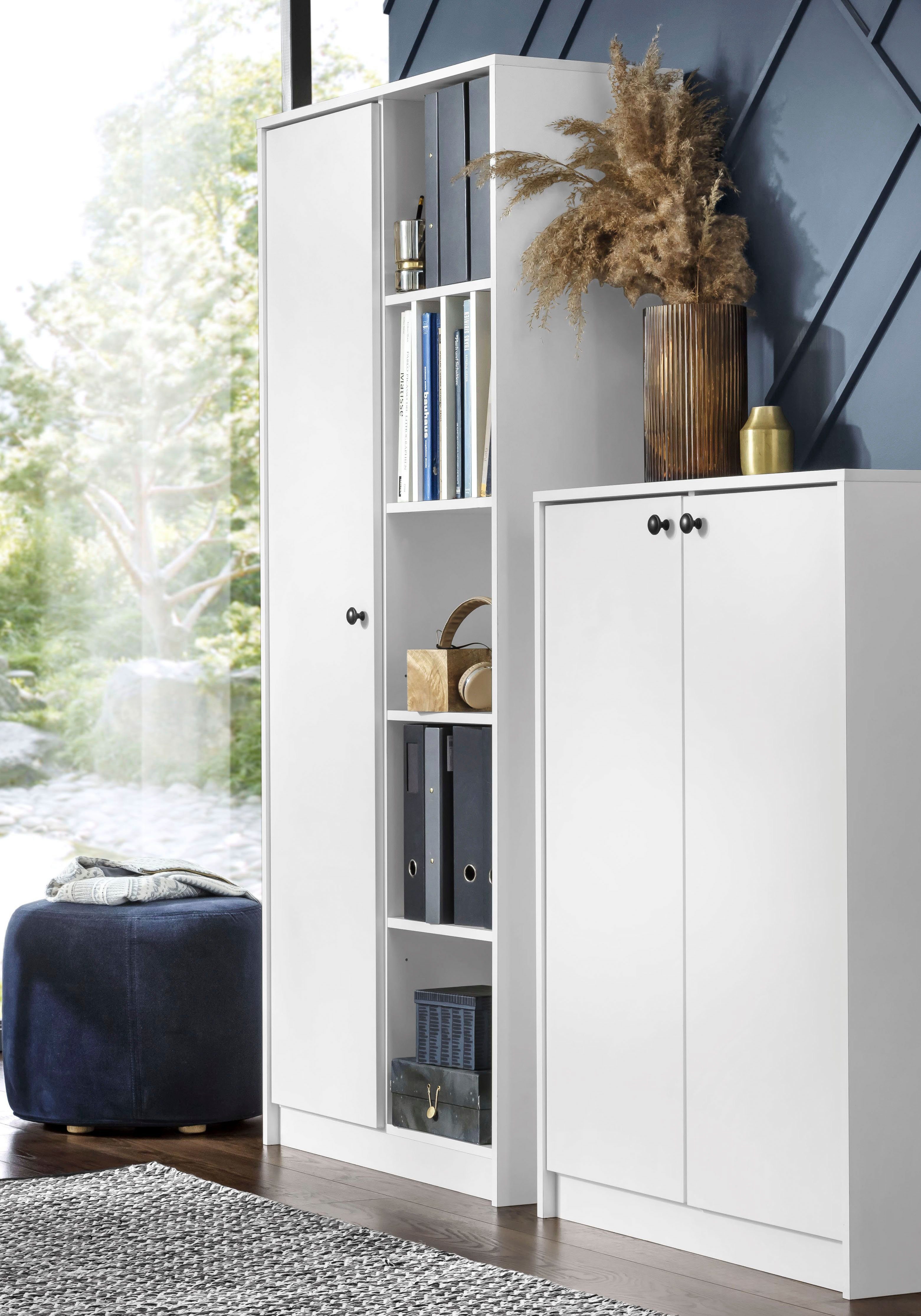 Home affaire Aktenschrank "Licia", viel Stauraum, Breite 81,5 cm günstig online kaufen