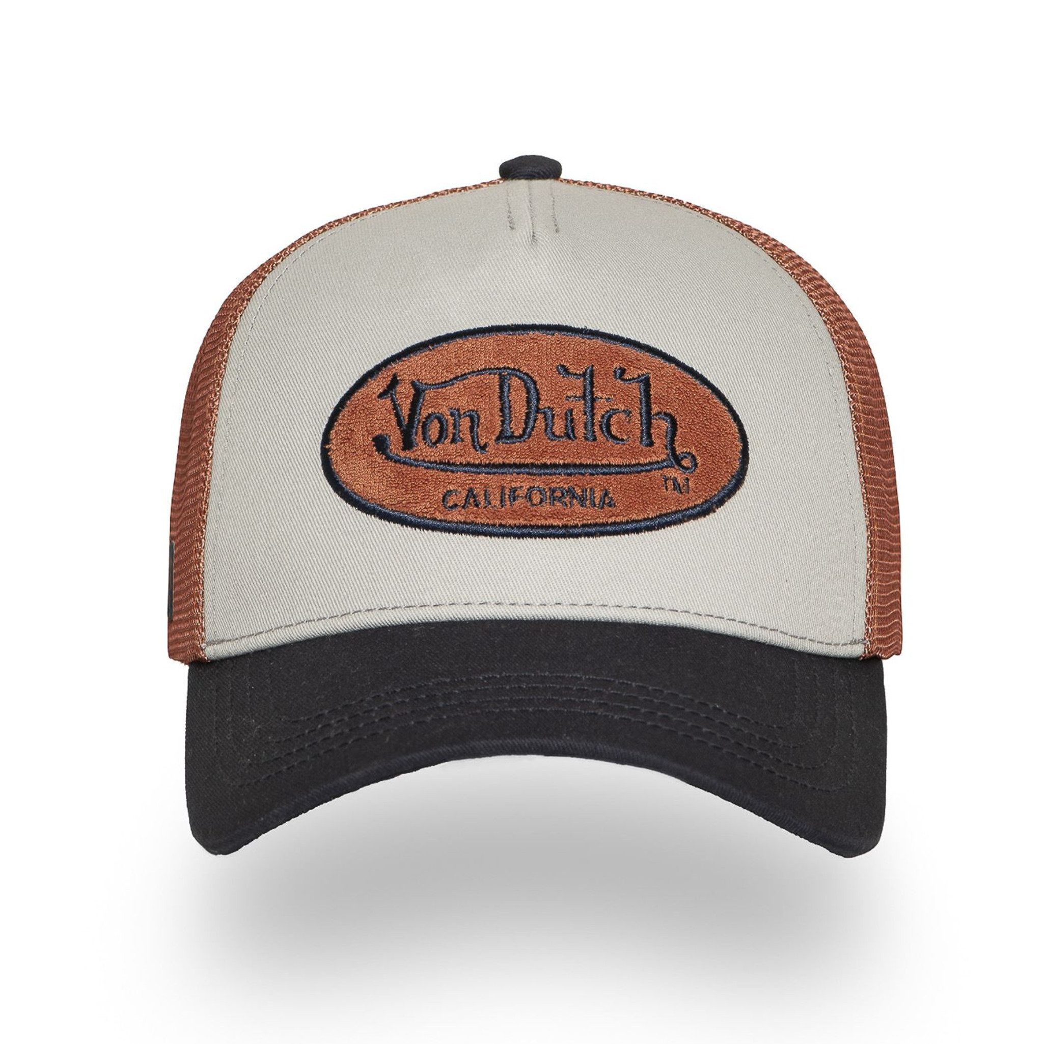 Von Dutch Trucker Cap Von Dutch Originals Trucker Cap - CALIFORNIA TERRY PATCH Mesh (Basecap, Basecap, Meshcap, Trucker Kappe)