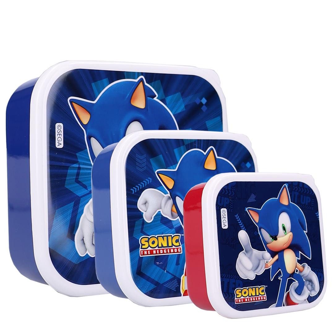 Vadobag Lunchbox Snackbox 3 tlg. Brotboxen, Polypropeen (PP), Polystyreen (PS), (3-tlg)