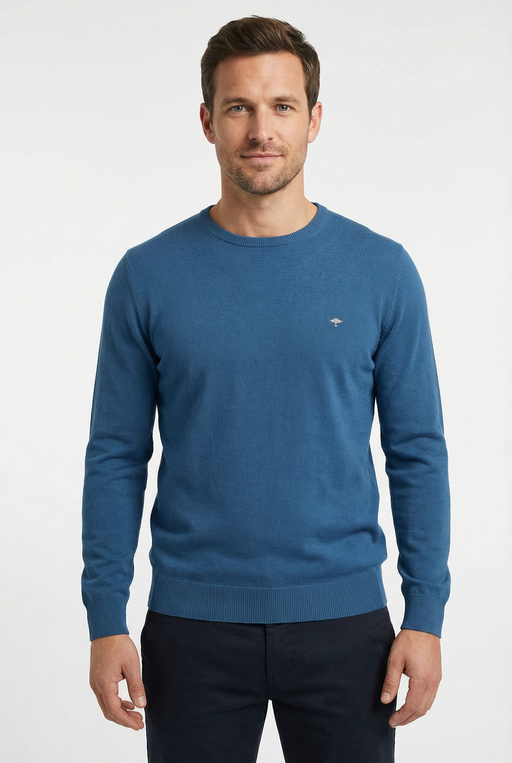 FYNCH-HATTON Strickpullover mit Logostickerei günstig online kaufen