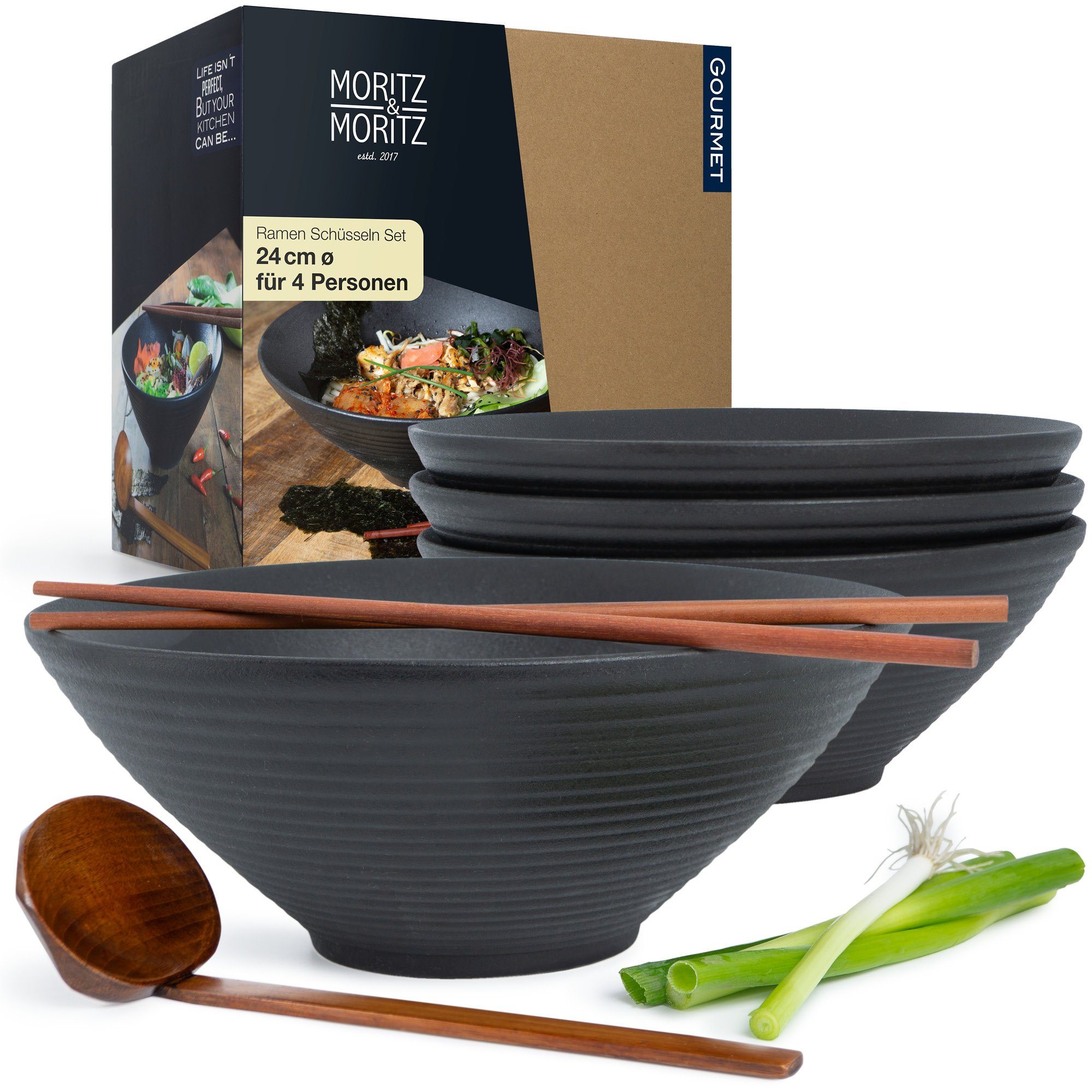 Suppenschüssel 4x Ramen Schüssel Keramik