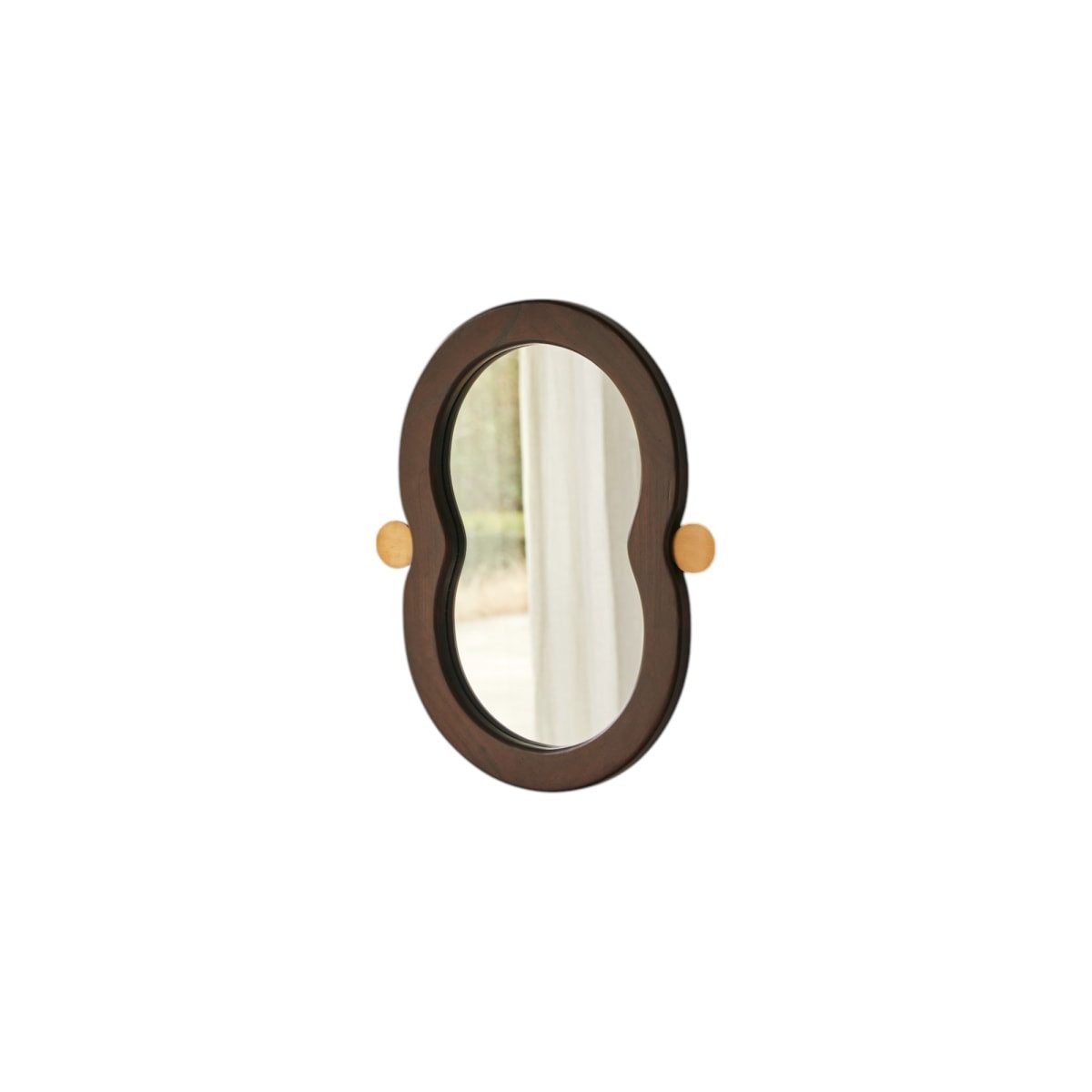 Tikamoon Spiegel Spiegel Agate aus Mindiholz, 60 x 40 cm