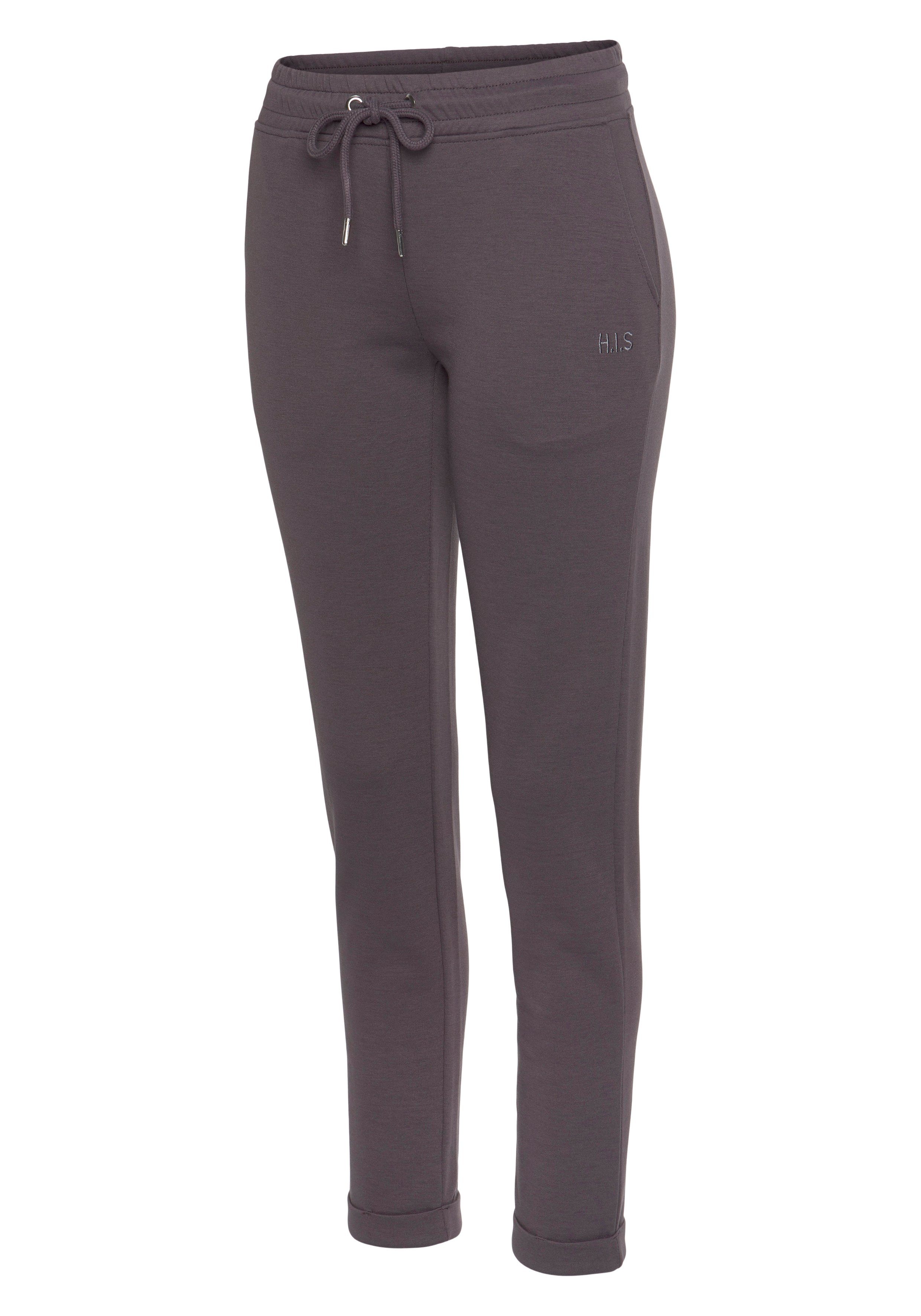 H.I.S Sweathose Schlupfhose mit kleinem Aufschlag am Saum, Loungewear – Bild 5 von 5
