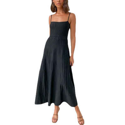 FIDDY One-Shoulder-Kleid Röhrenkleid – Trägerkleid – langer Rock- A-Linien-Kleid