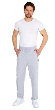 COMEOR Jogginghose Trainingshose Sporthose Herren Baumwollmischung (1-tlg) mit Reißverschluss