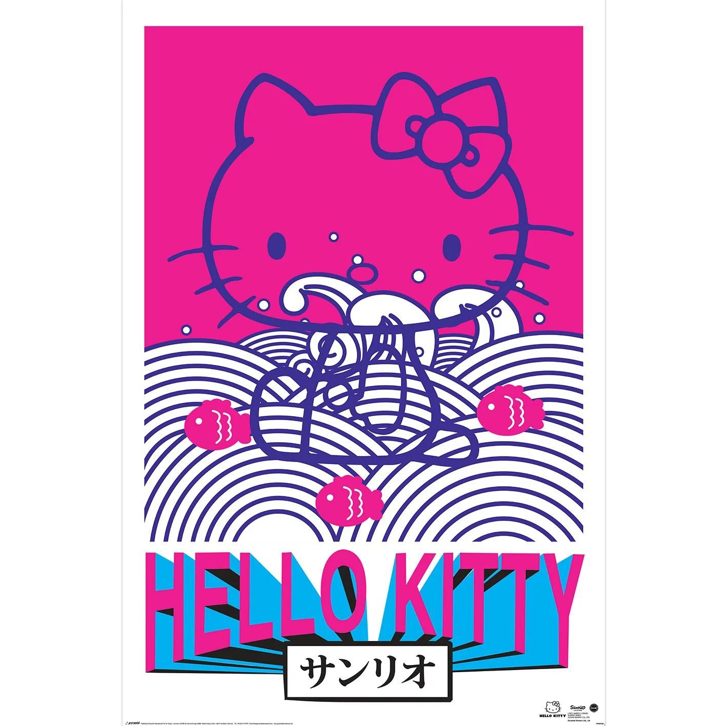 PYRAMID Poster Hello Kitty Poster Tokyo Rebel 61 x 91,5 cm günstig online kaufen