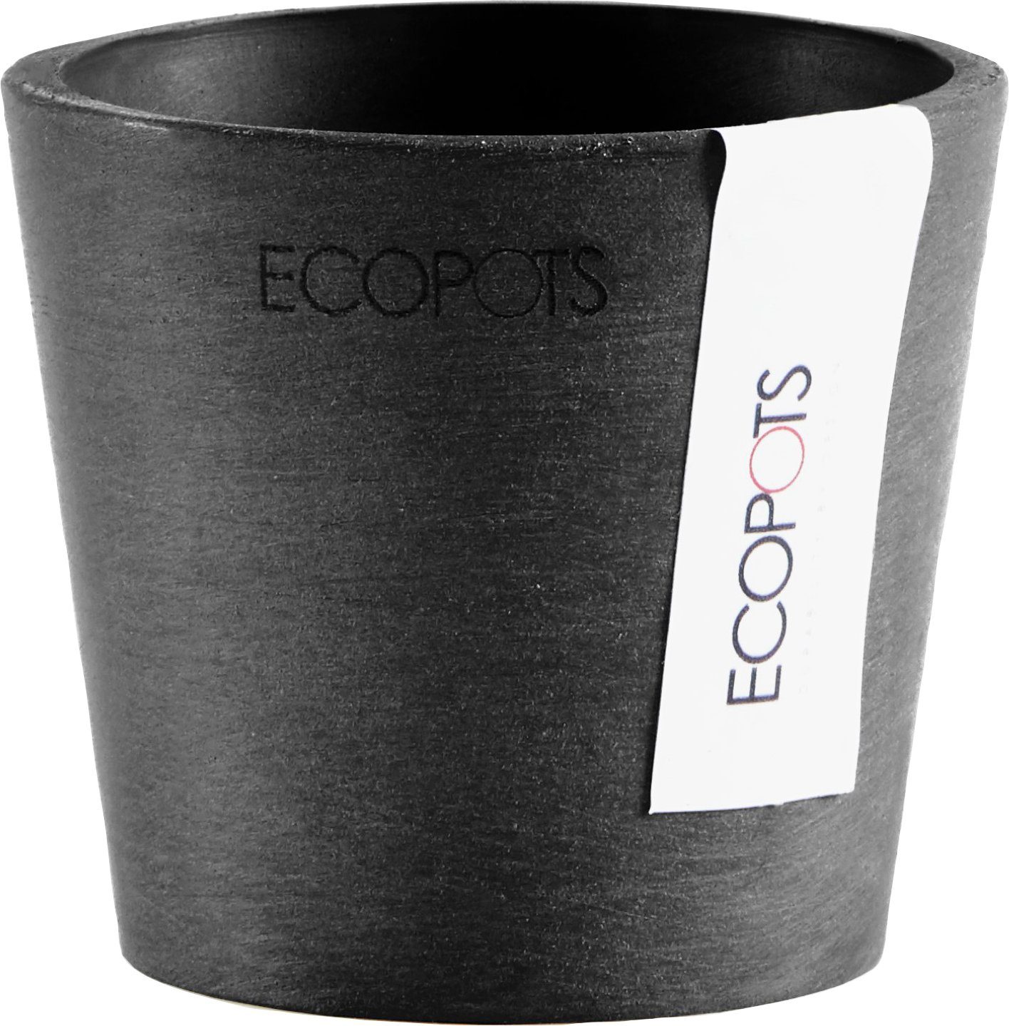 ECOPOTS Blumentopf AMSTERDAM Mini Dark Grey, BxTxH: 8x8x7 cm günstig online kaufen