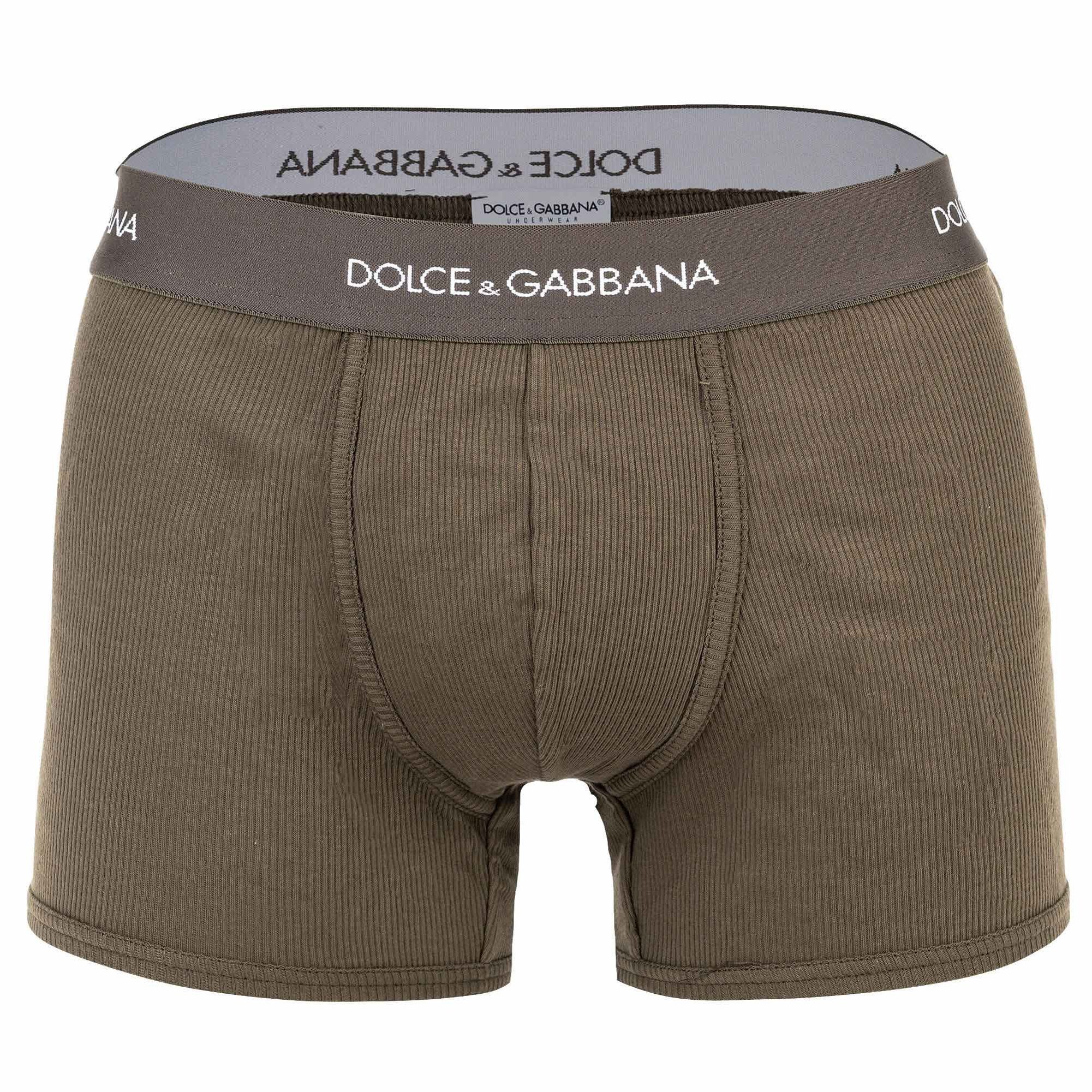 DOLCE & GABBANA Boxer Herren Boxershort Baumwolle Fine-Rib Regular Boxer