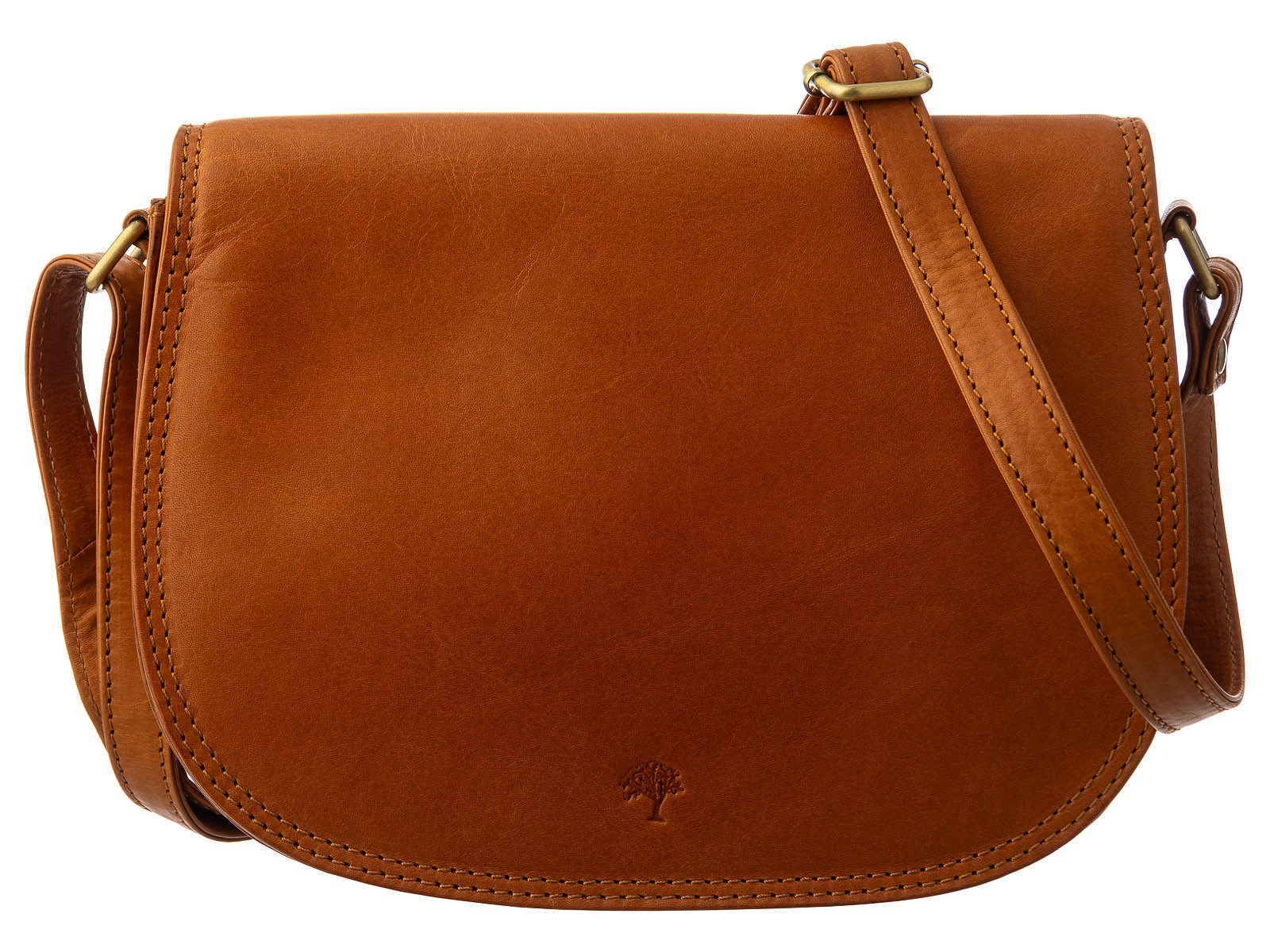 Prato Umhängetasche Jagdtasche Umhängetasche H401 Leder (1-tlg), Leder