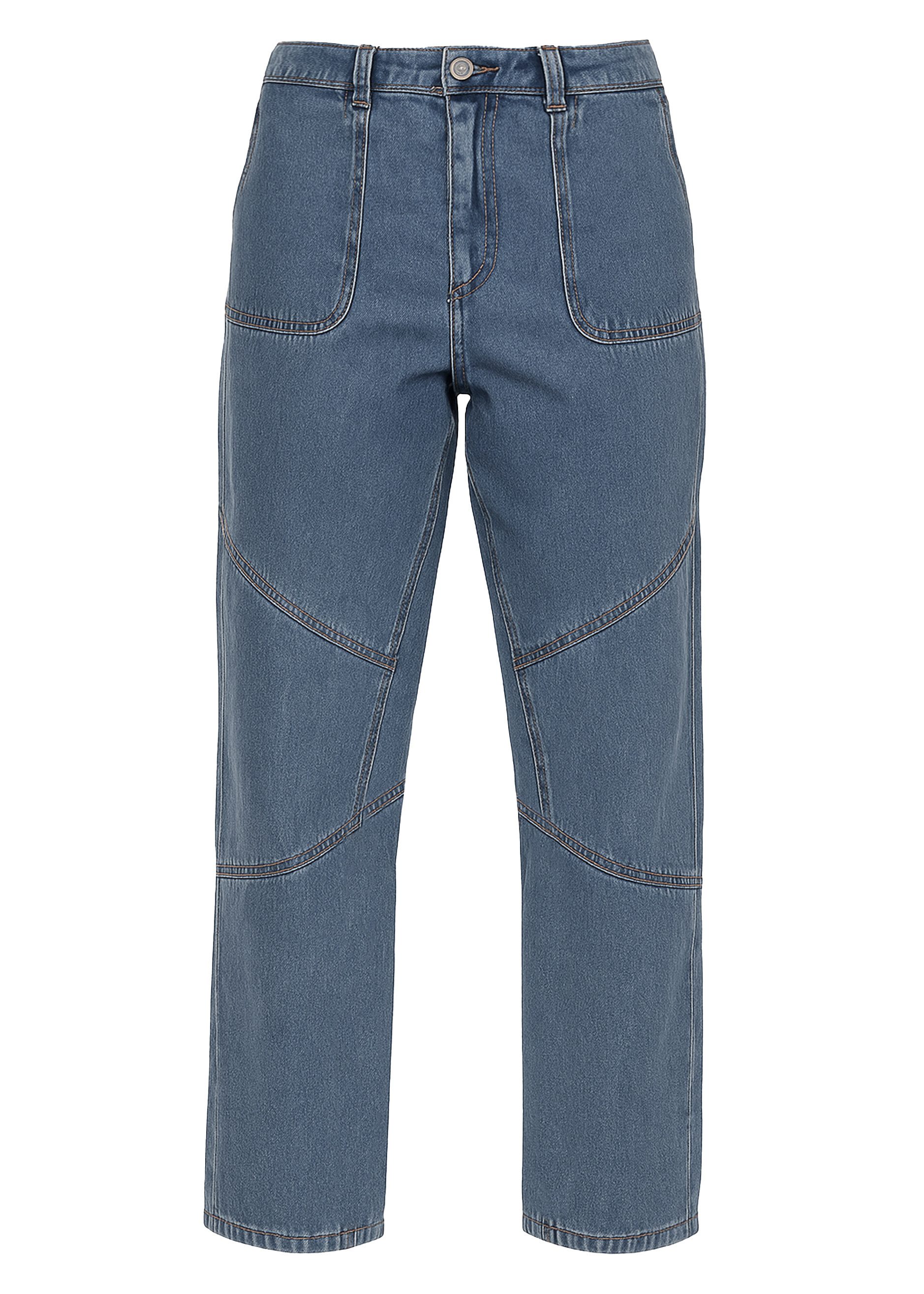 SASSYCLASSY 5-Pocket-Jeans Relaxed Fit Jeans für Damen