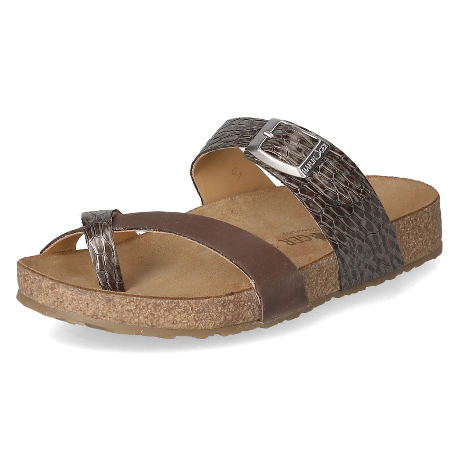 Haflinger Haflinger 819079 - 1781 Damen Glattleder braun Pantolette günstig online kaufen