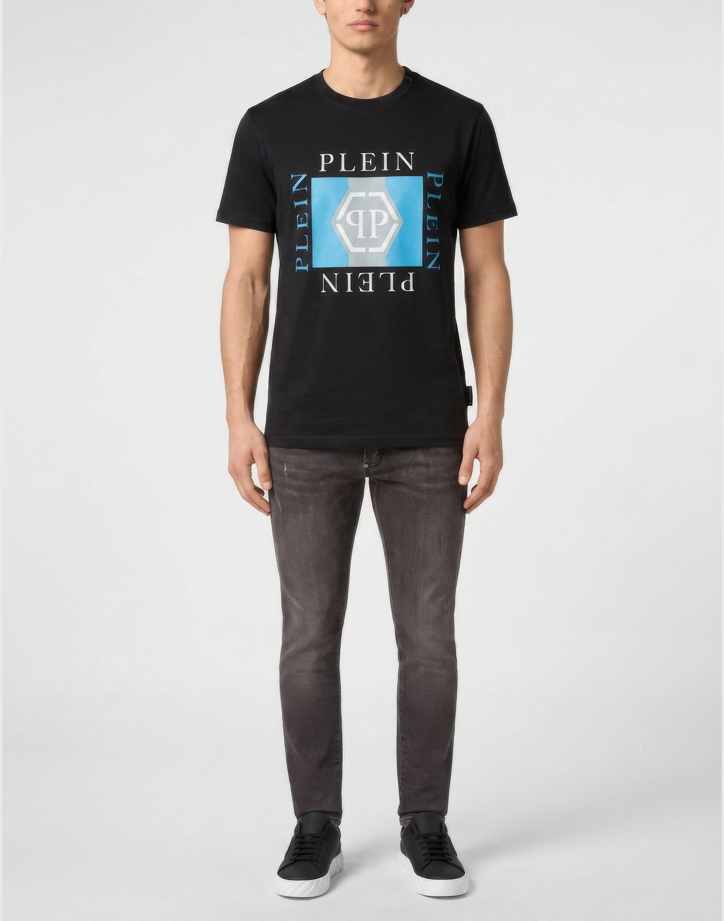 PHILIPP PLEIN T-Shirt Kurzarm-Rundhals-T-Shirt