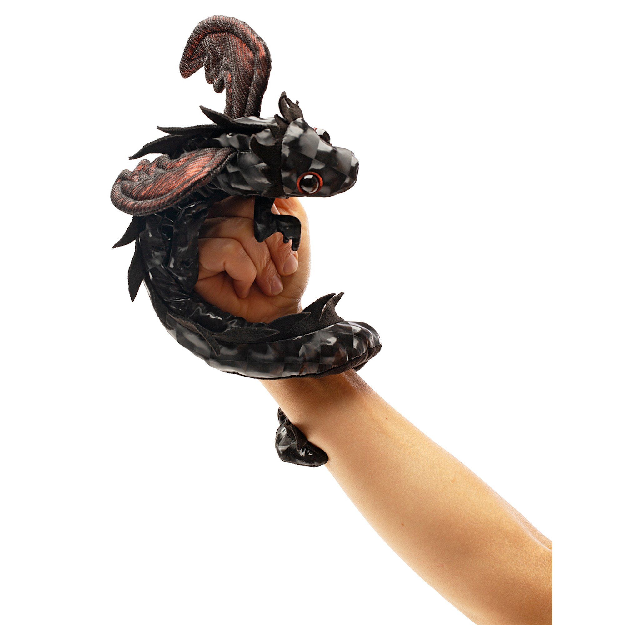 Folkmanis Handpuppen Handpuppe Folkmanis Drachen-Armband 3163 (Packung)