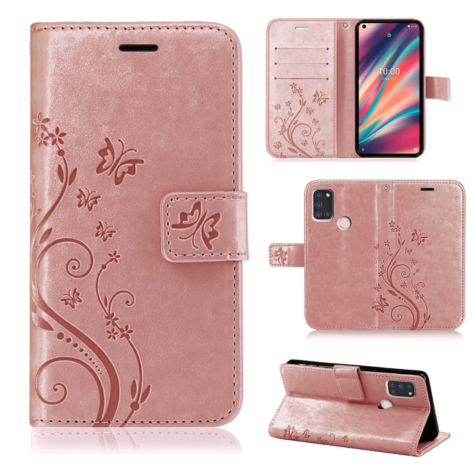 betterfon Handyhülle Handytasche für Wiko Schutzhülle Klapphülle, Bookstyle-Hülle: Magnetverschluss 3 Kartenfächer & Standfunktion