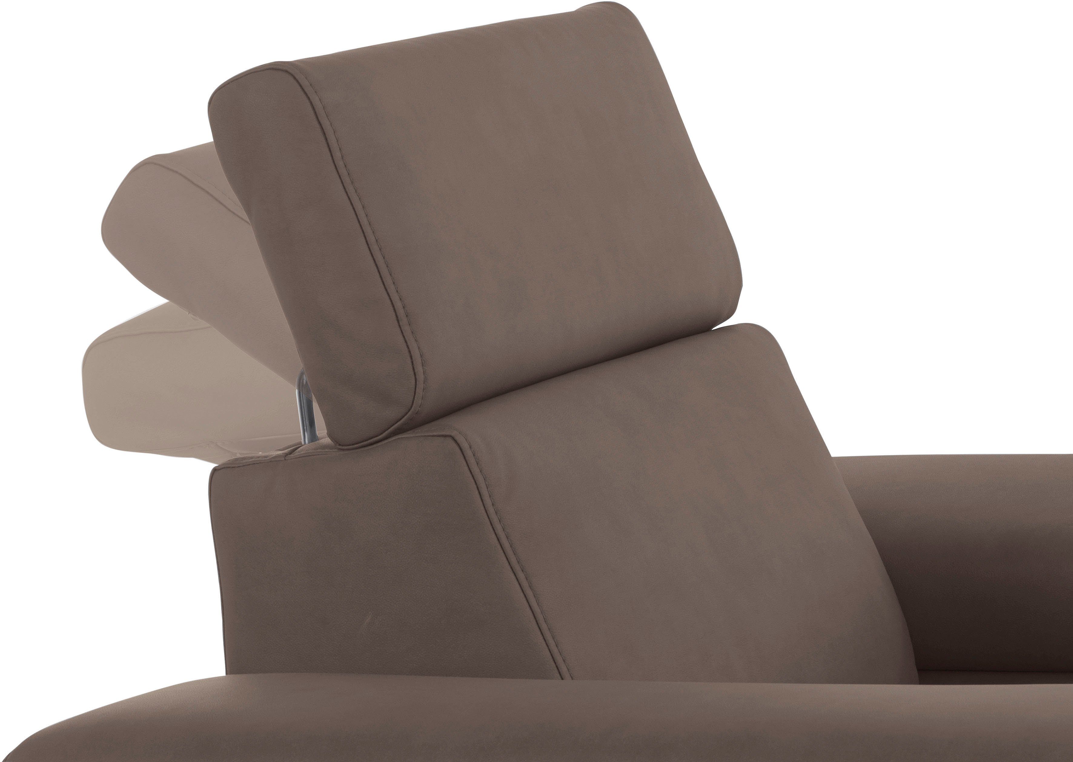Places of Style Sessel Luxus, Luxus-Microfaser Trapino Rückenverstellung, in mit wahlweise Lederoptik