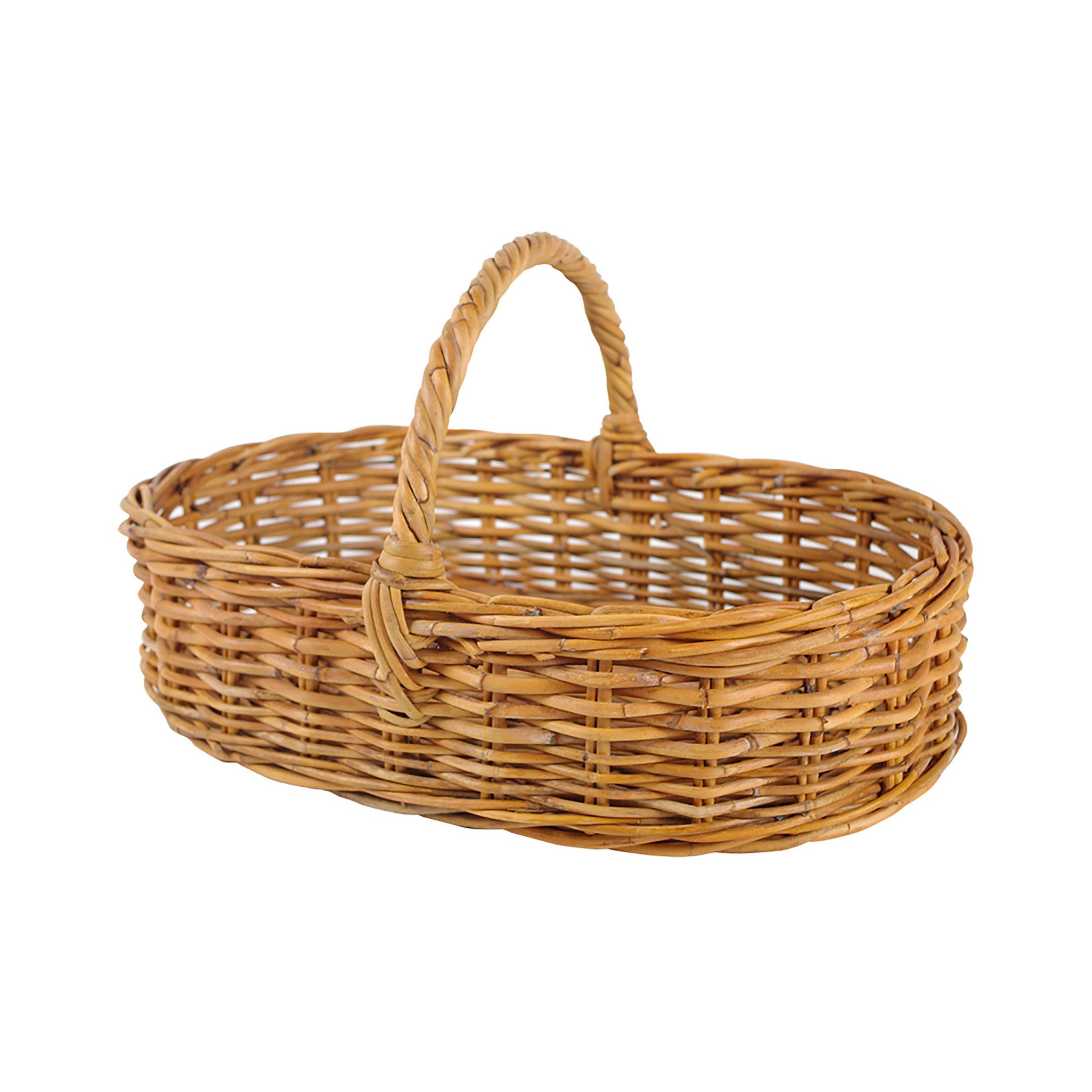 Tablett Dekotablett Serviertablett - oval geflochten lacak