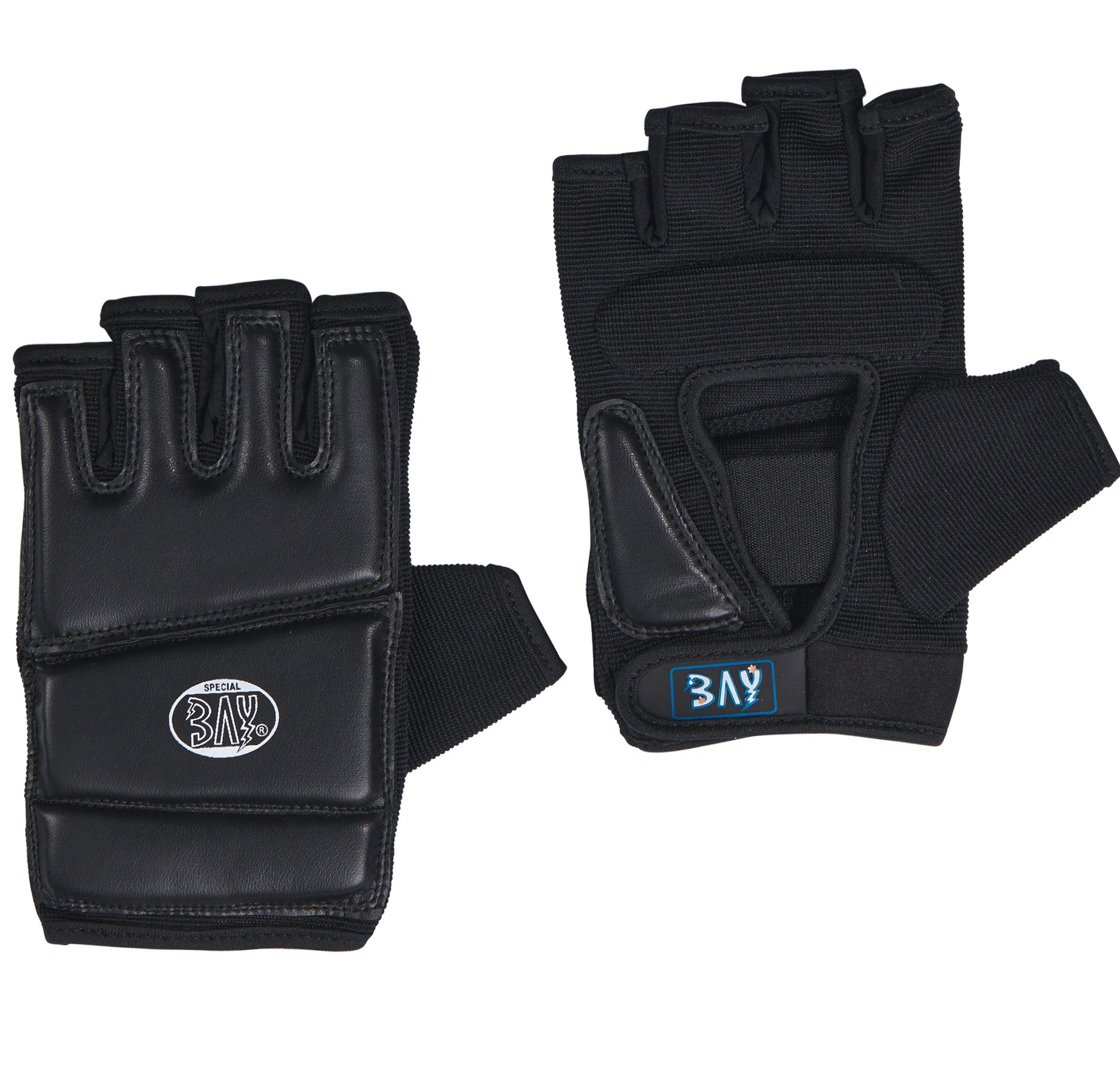 BAY-Sports Sandsackhandschuhe Touch Boxhandschuhe und Erwachsene XXS Sandsack schwarz, - Kinder Boxsack XXL Handschutz