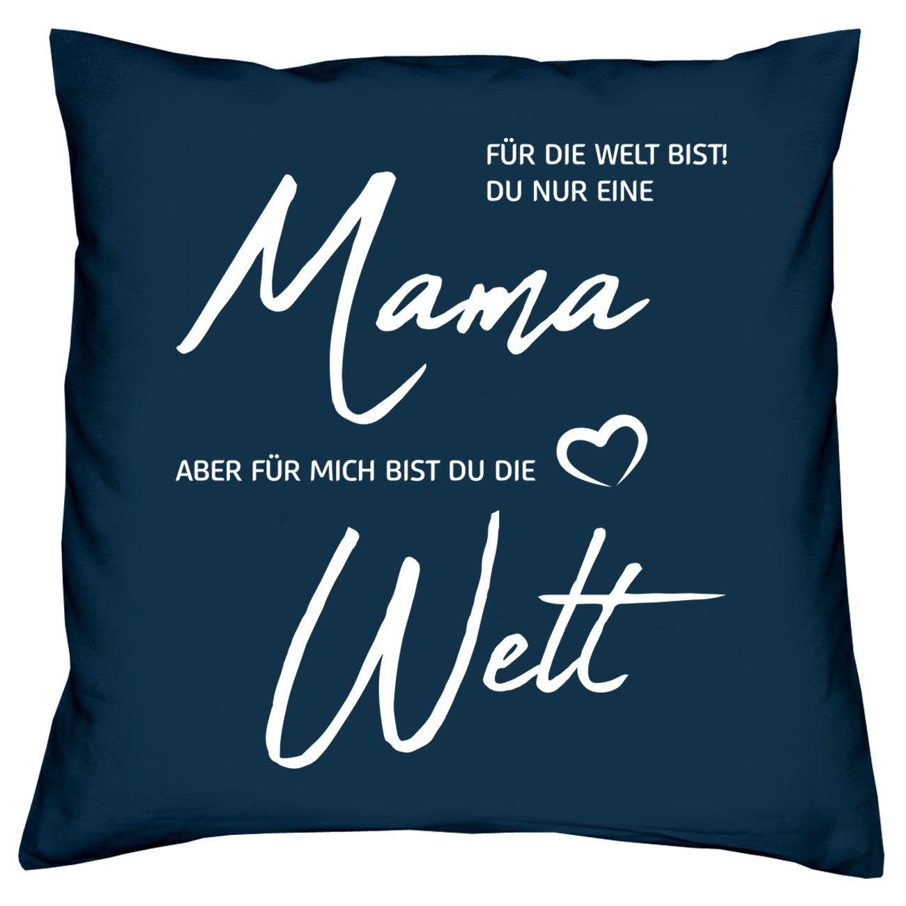 Soreso® Dekokissen Geschenk Set Eltern Papa Weihnachtsgeschenk, Geschenk-Set Mama Weihnachten 2 Kissen