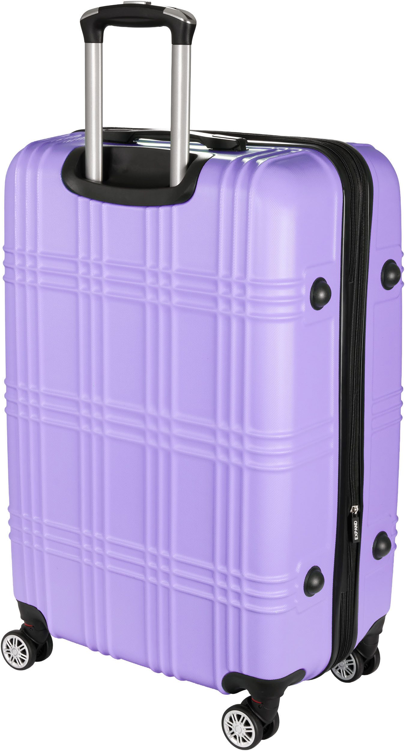 BRUBAKER Koffer Bahamas - Erweiterbarer Rollkoffer mit Zahlenschloss - 49 x 77 x 32 cm, 4 Rollen, Trolley Reisekoffer mit versenkbarem und komfortablem Teleskopgriff