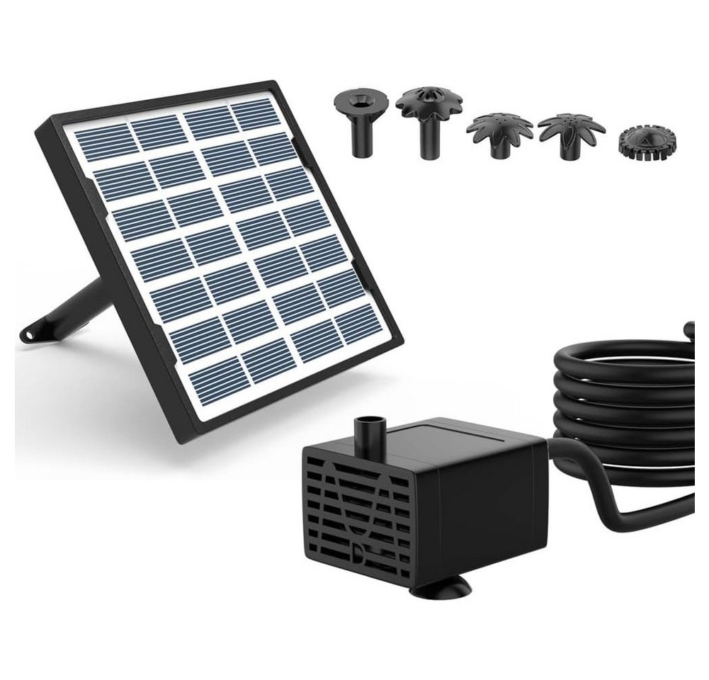 Thumbnail - Coonoor Solarpumpe Solarbrunnen für Außen – Solarpumpen Set (1-tlg), für Gartenteich, Vogelbad & Wasserfontäne