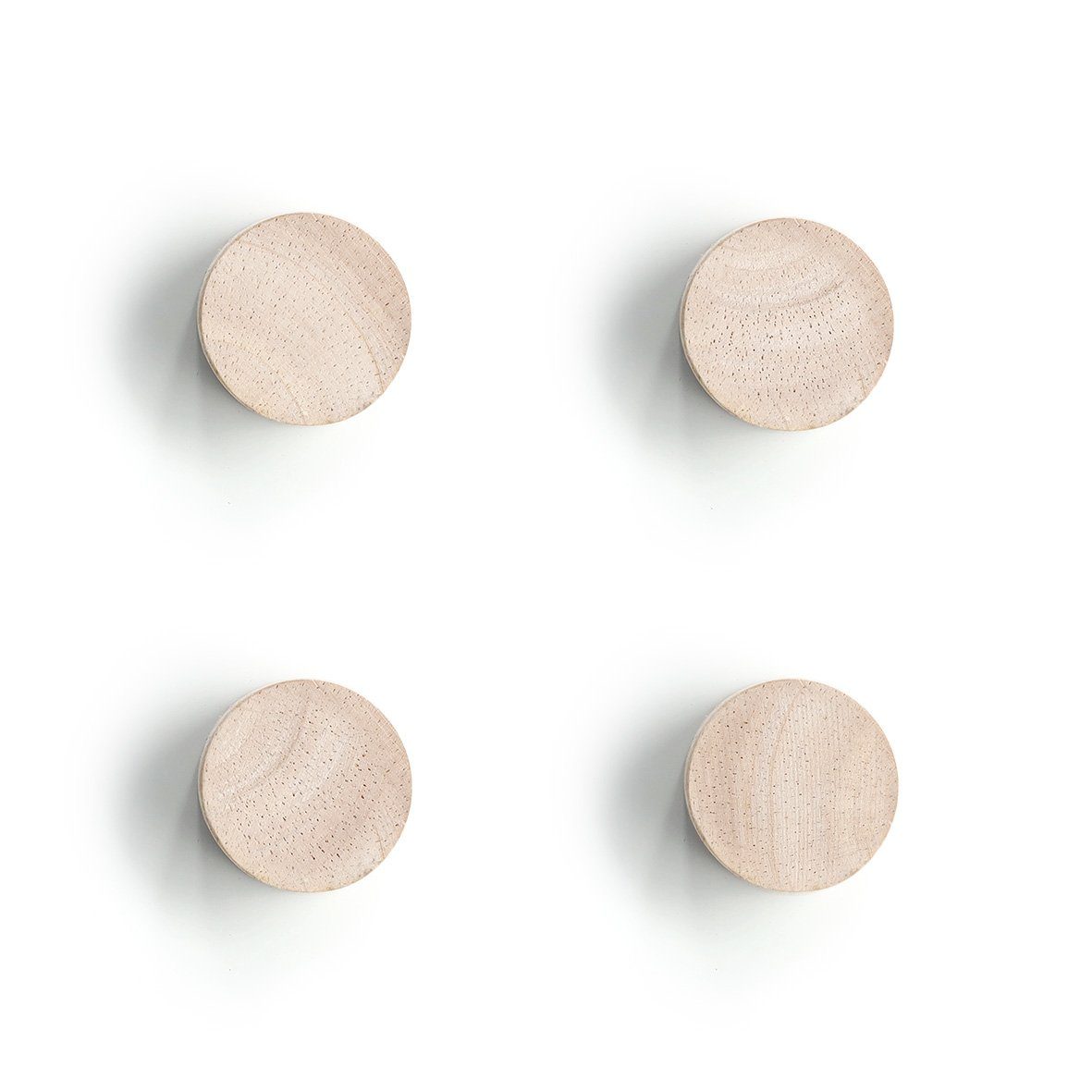 Zeller Present Magnet Magnet-Set "Wood, 4-tlg., Holz