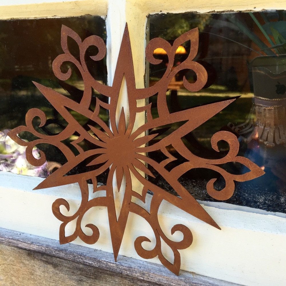Antikas Weihnachtsfigur Metall Gartendeko Strohsterne Antik günstig online kaufen