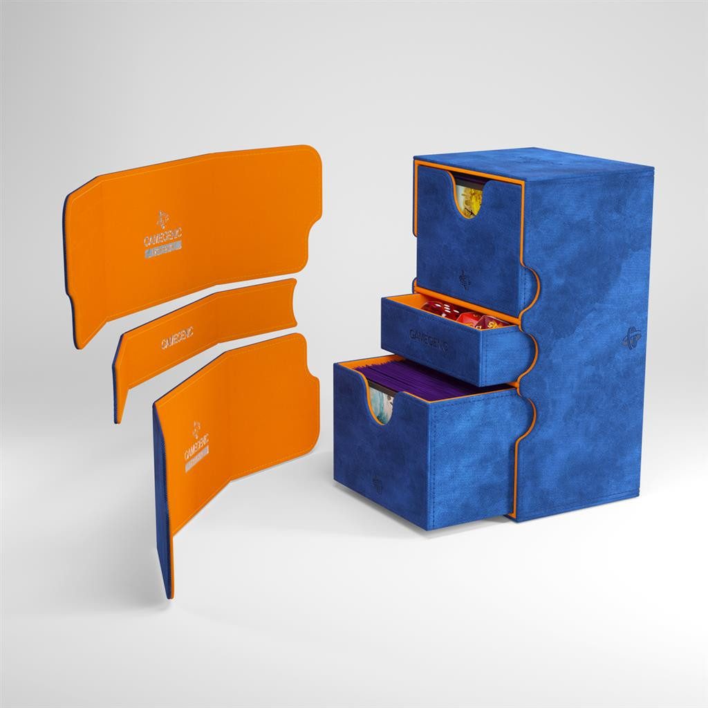 Gamegenic Sammelkarte Stronghold 200+ XL Convertible - Blue/Orange (Exclusive Line)