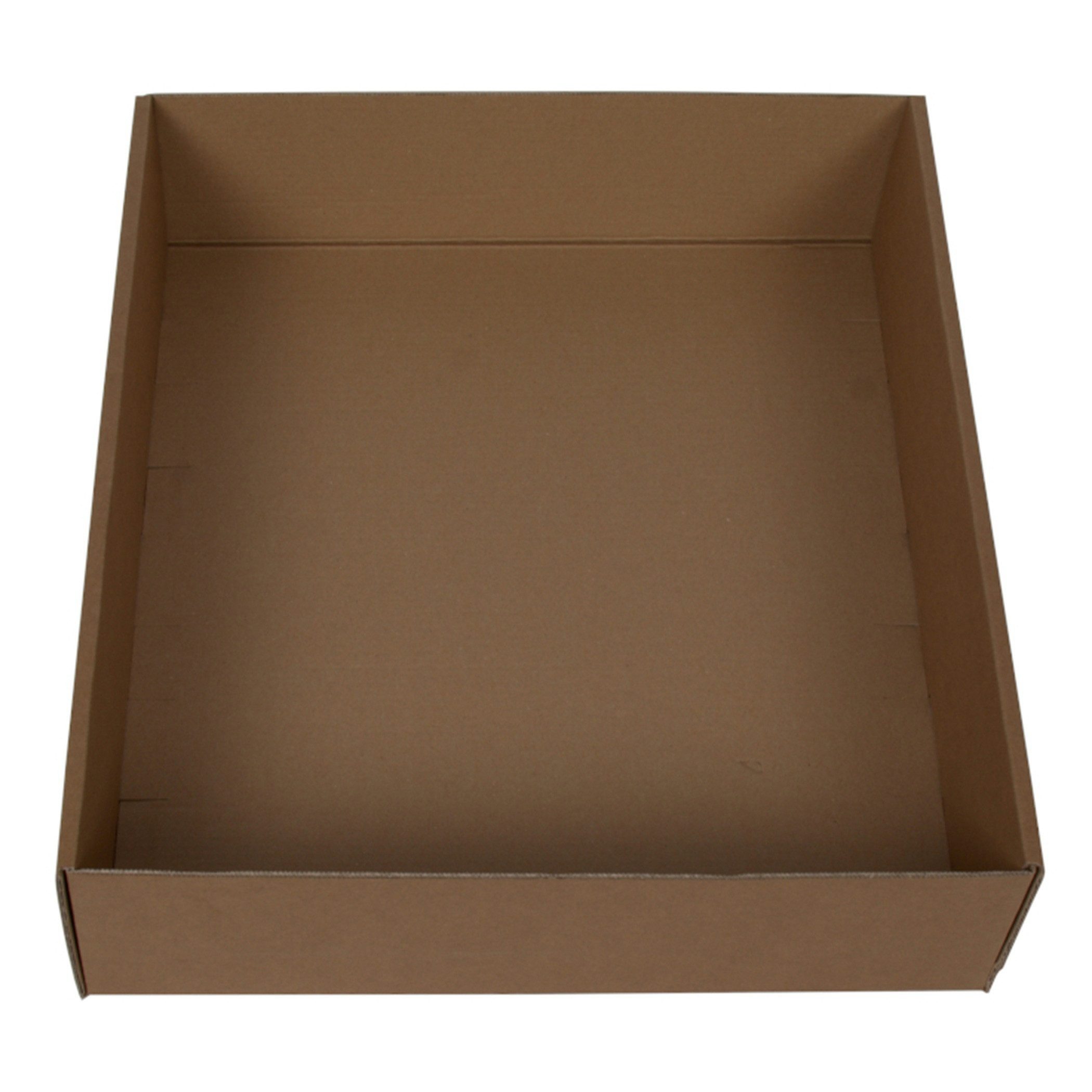 BB-Verpackungen Umzugskarton Kleiderbox-Stülpdeckel passend für Mini und Maxi Kleiderkarton, 628 x 528 x 150 mm, braun, 2 Stück