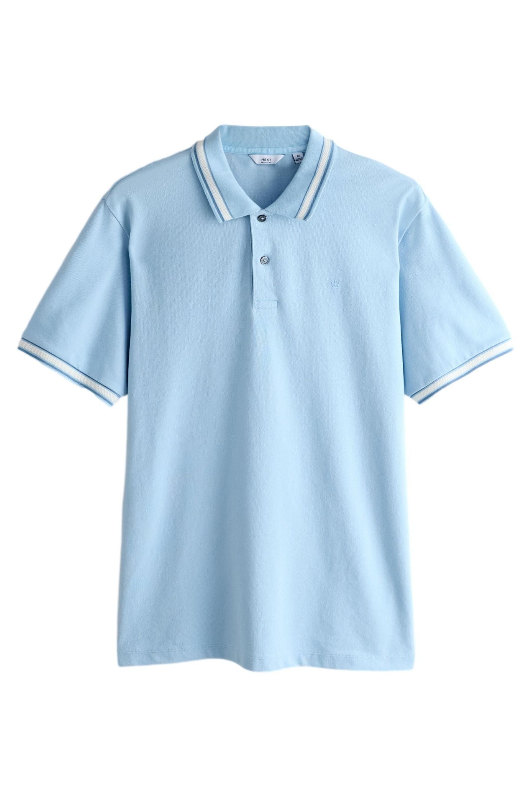 Poloshirt Poloshirt mit breitem Bruststreifen