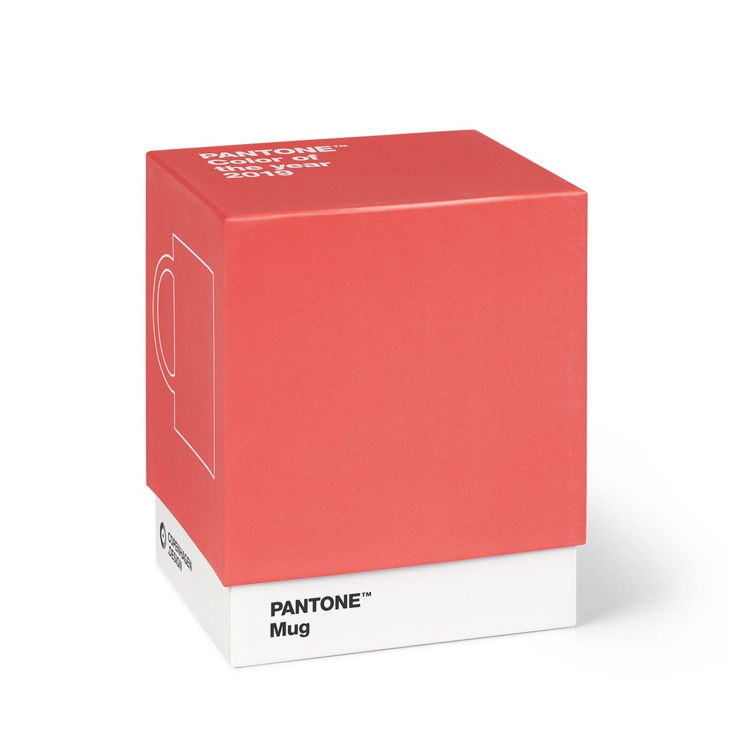 Pantone Universe Becher Living Coral, 1-tlg., Porzellan, Porzellan