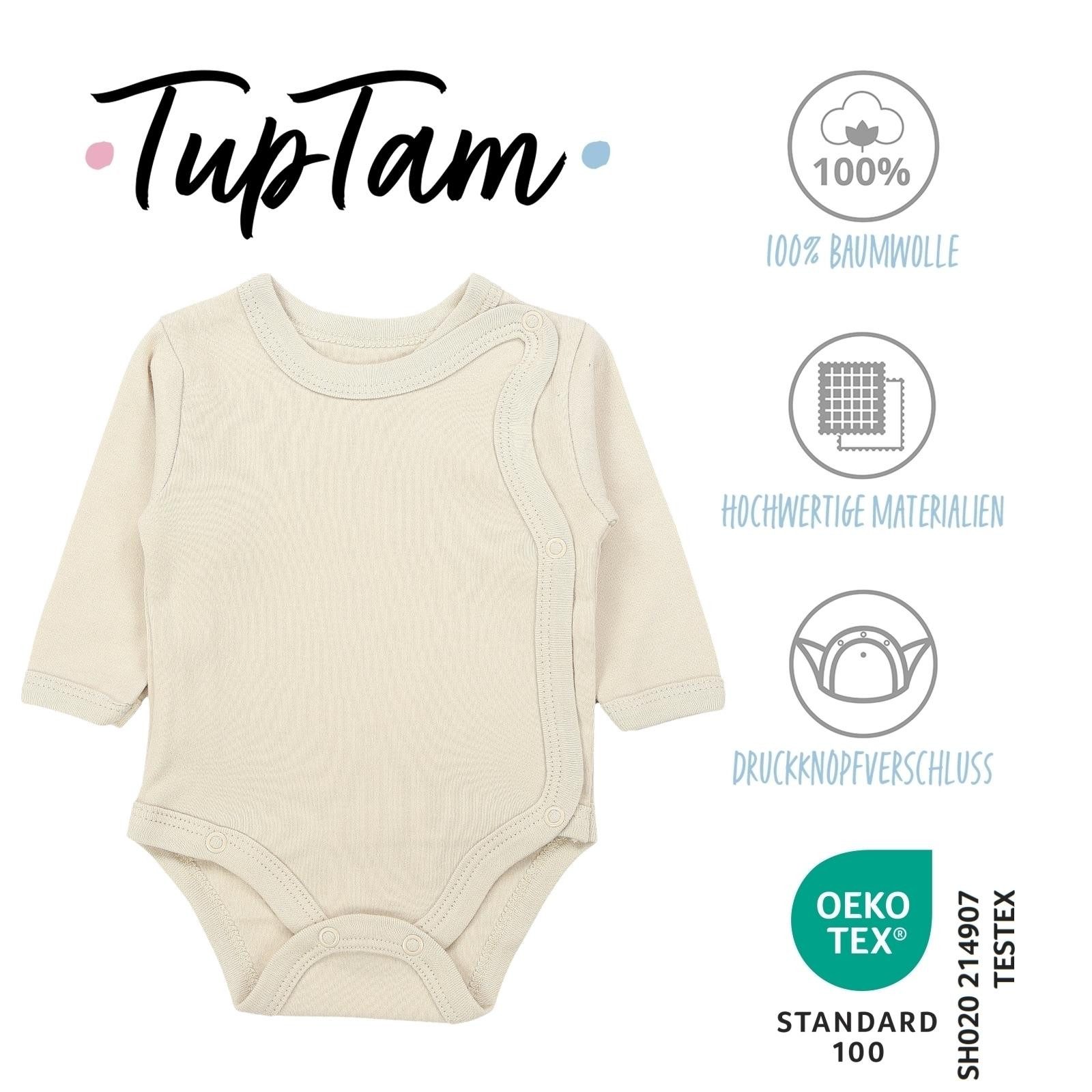 TupTam Langarmwickelbody TupTam Unisex Baby Wickelbody Langarm 5er Set