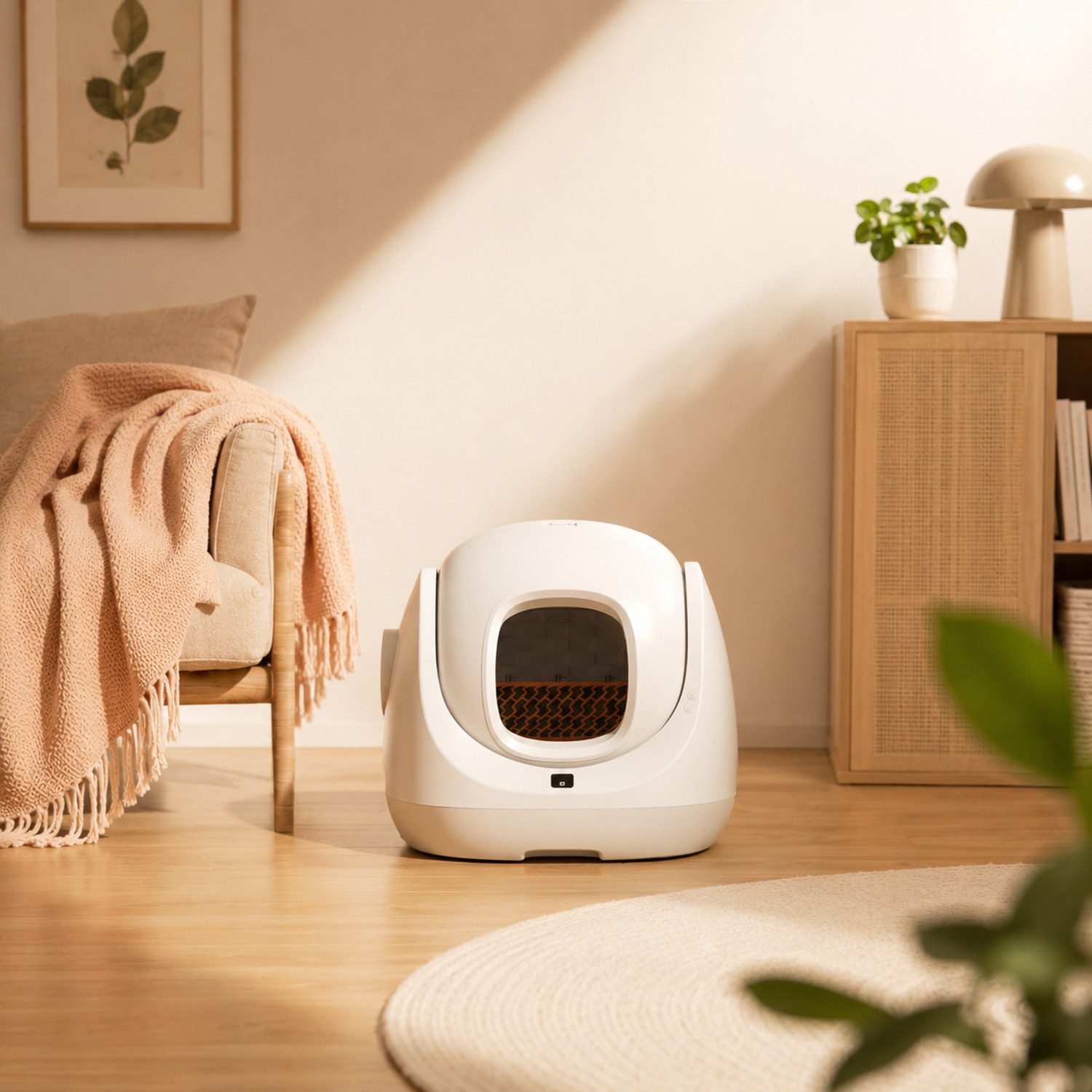 CATLINK Katzentoilette Baymax Selbstreinigendes Katzenklo XXL Mehrkatzenkennung – WLAN APP, Anti-Blockierschutz, Gesundheits-Monitoring, 7L Behälter, 70L Volumen
