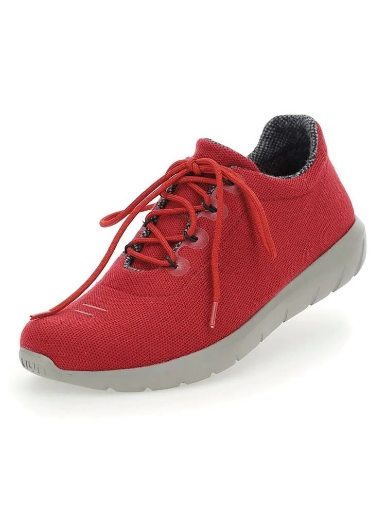 Living Cloud (Merinowolle, leicht und flexibel) rot Herren Sneaker
