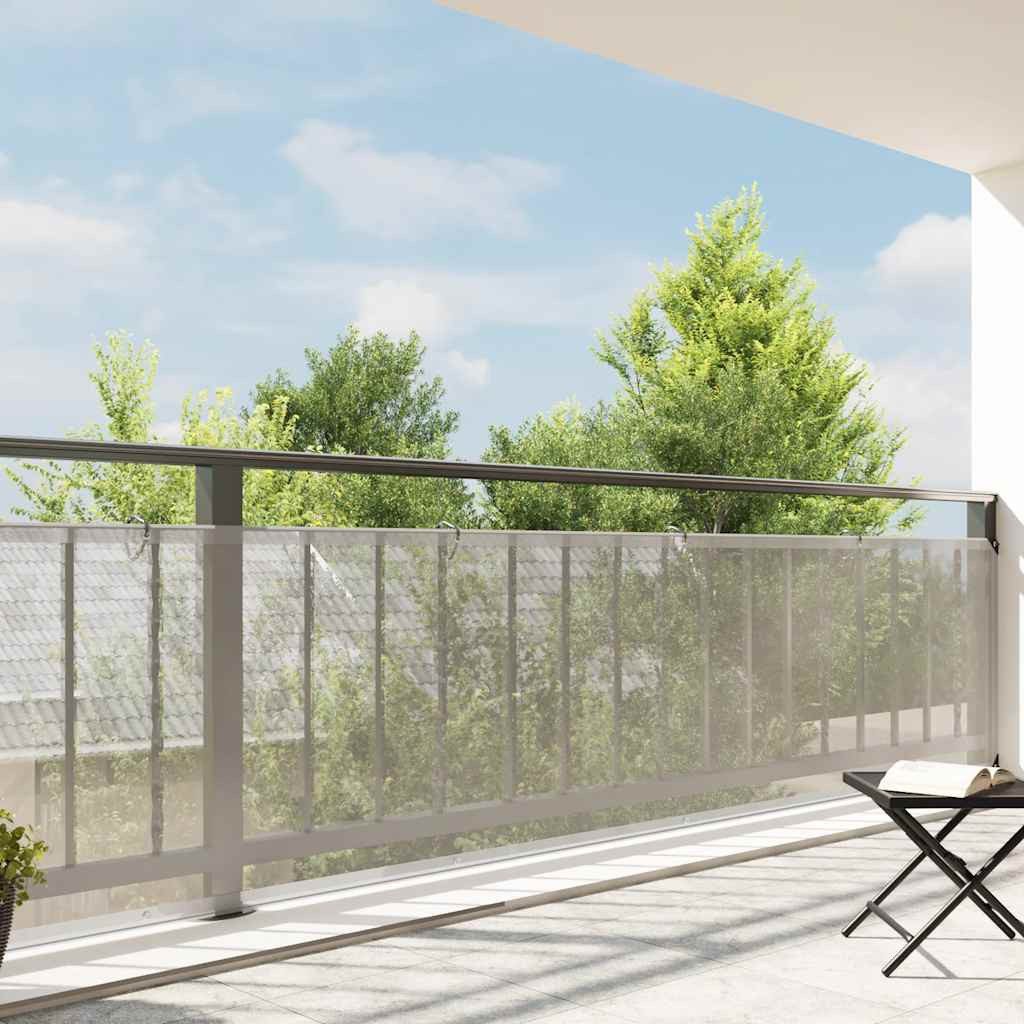 vidaXL Schutzplane, Transparente Plane mit Ösen 1x8 m Polyethylen von VIDAXL
