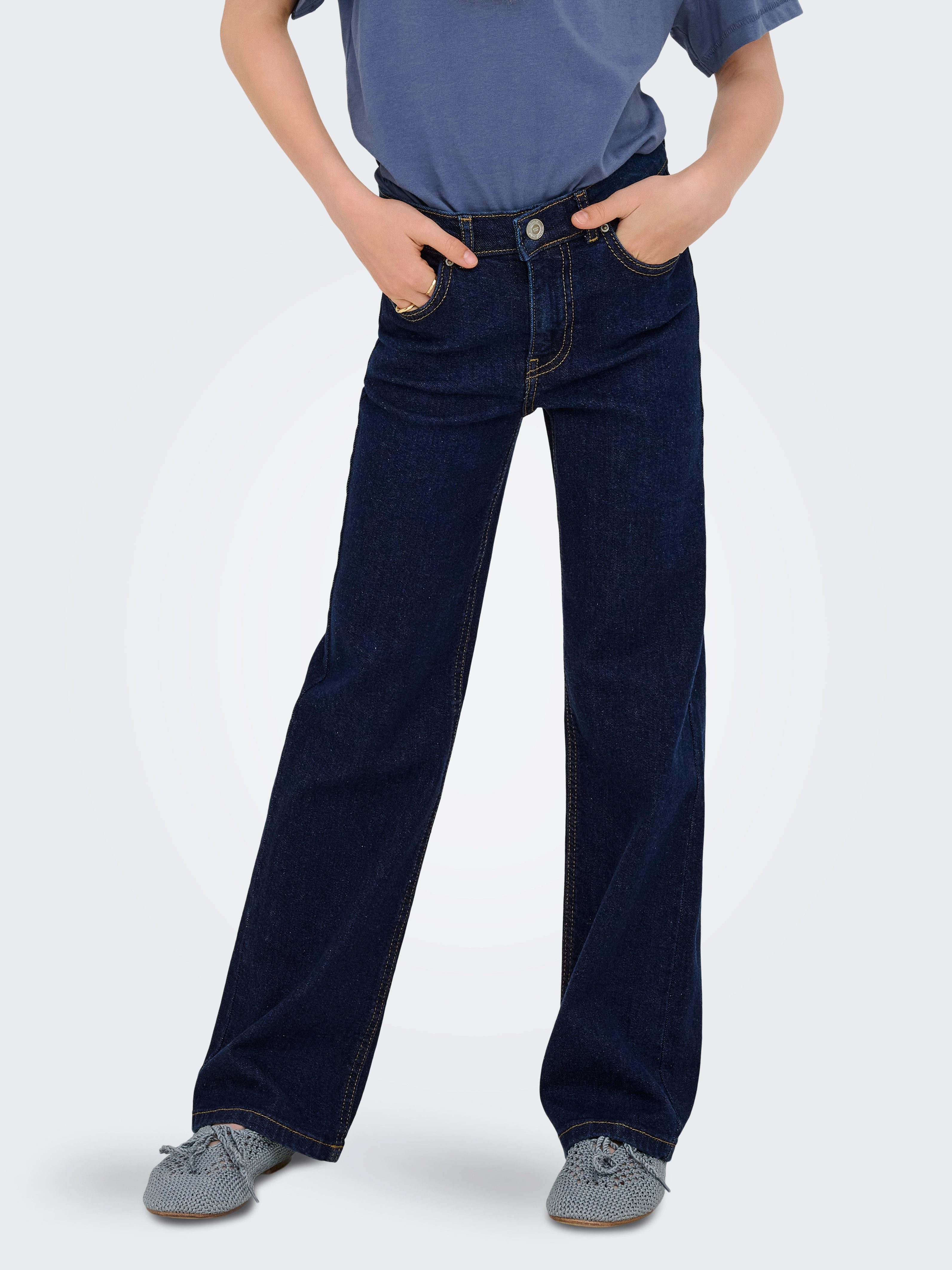 KIDS ONLY Relax-fit-Jeans KOGJUICY REG WIDE LEG AZG211 DNM NOOS