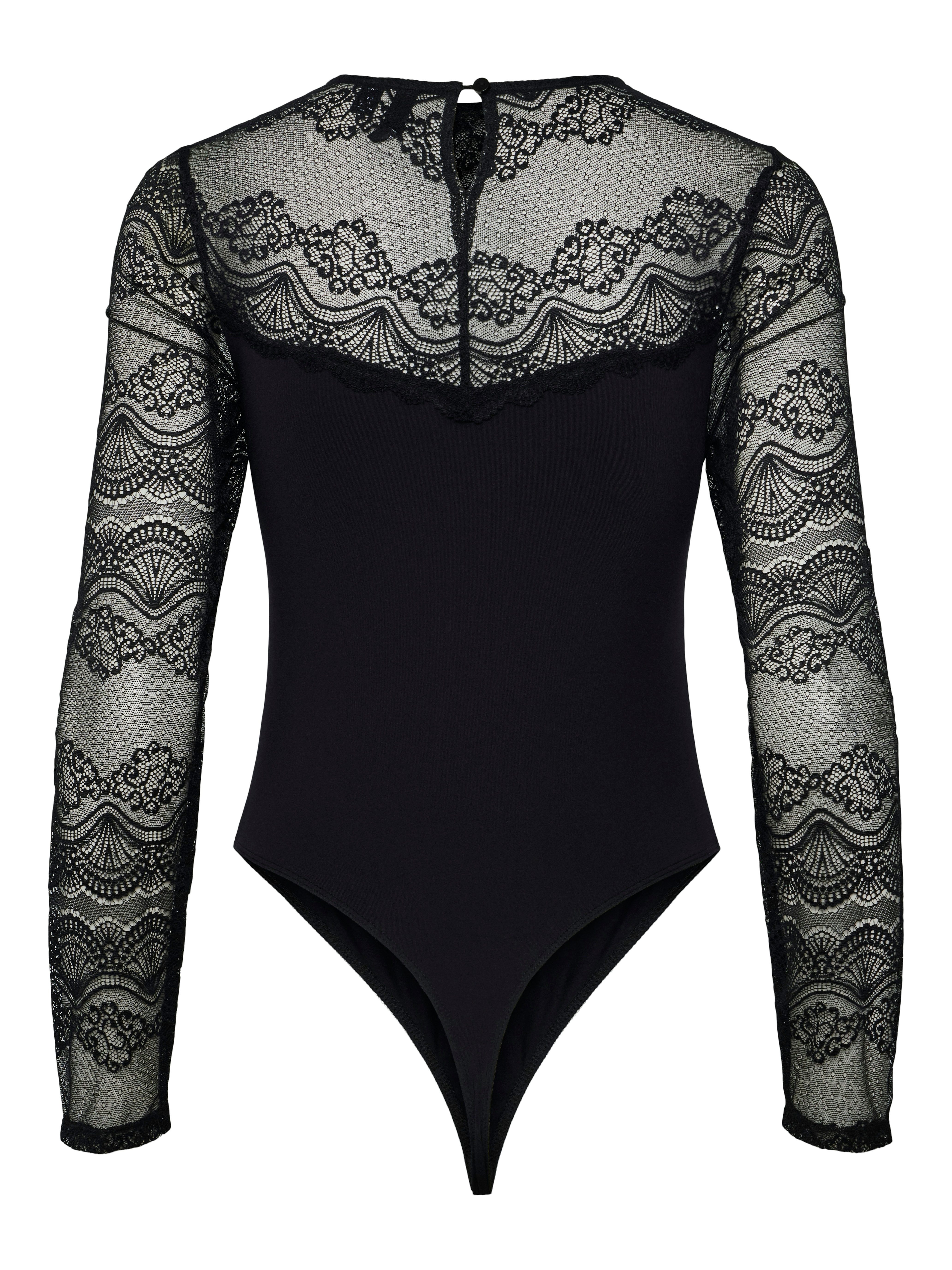 pieces Langarmbody PCSINNA LS BODYSTOCKING NOOS