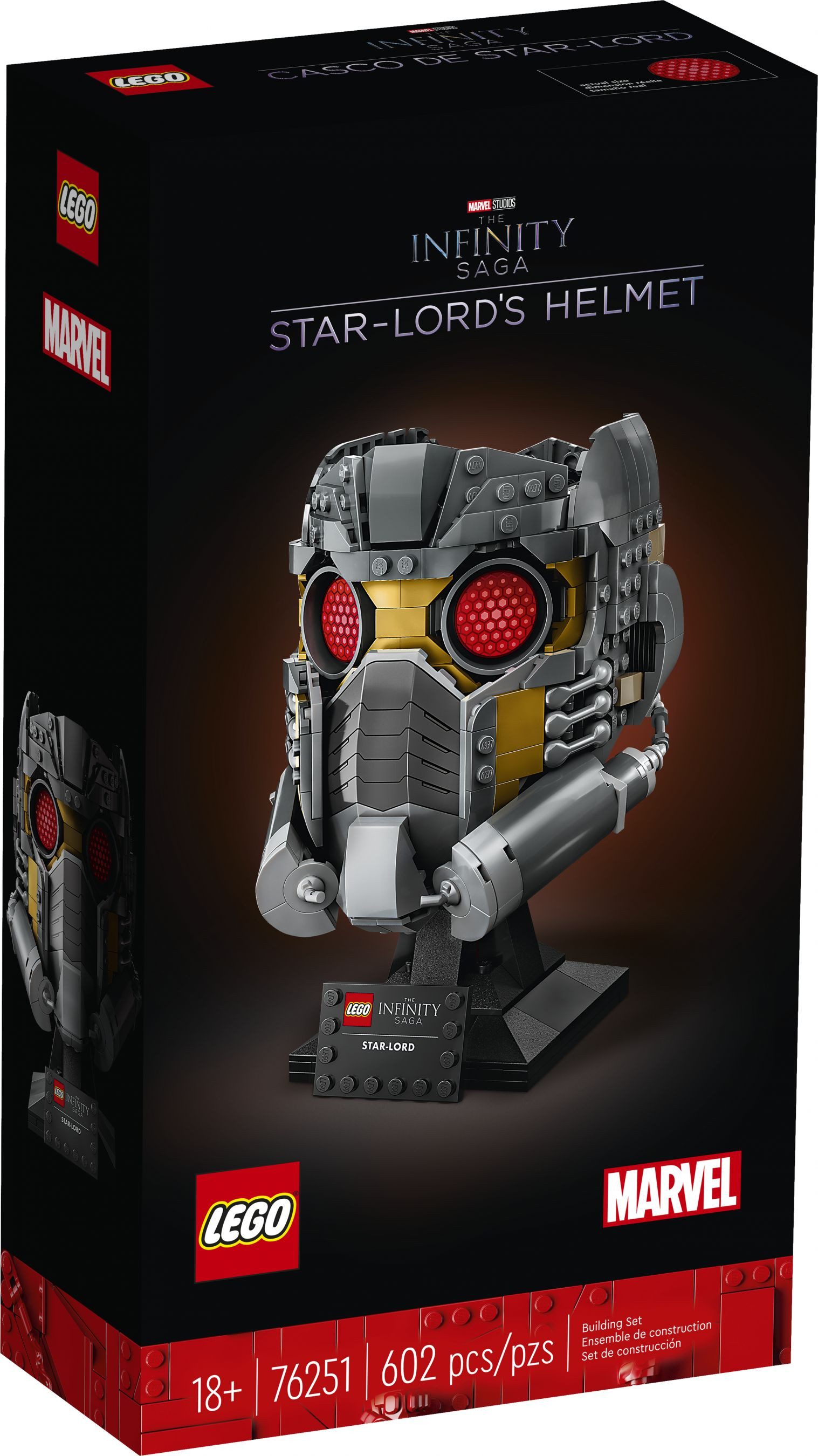 LEGO® LEGO® Super Heroes 76251 Star-Lords Helm Konstruktionsspielsteine, (602 St)